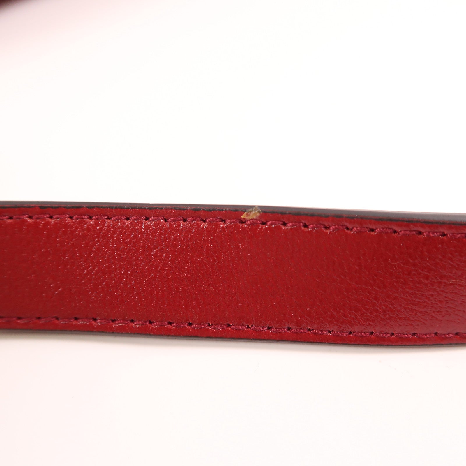 GUCCI GG GHW Shoulder Bag Calfskin Leather 596478 Black