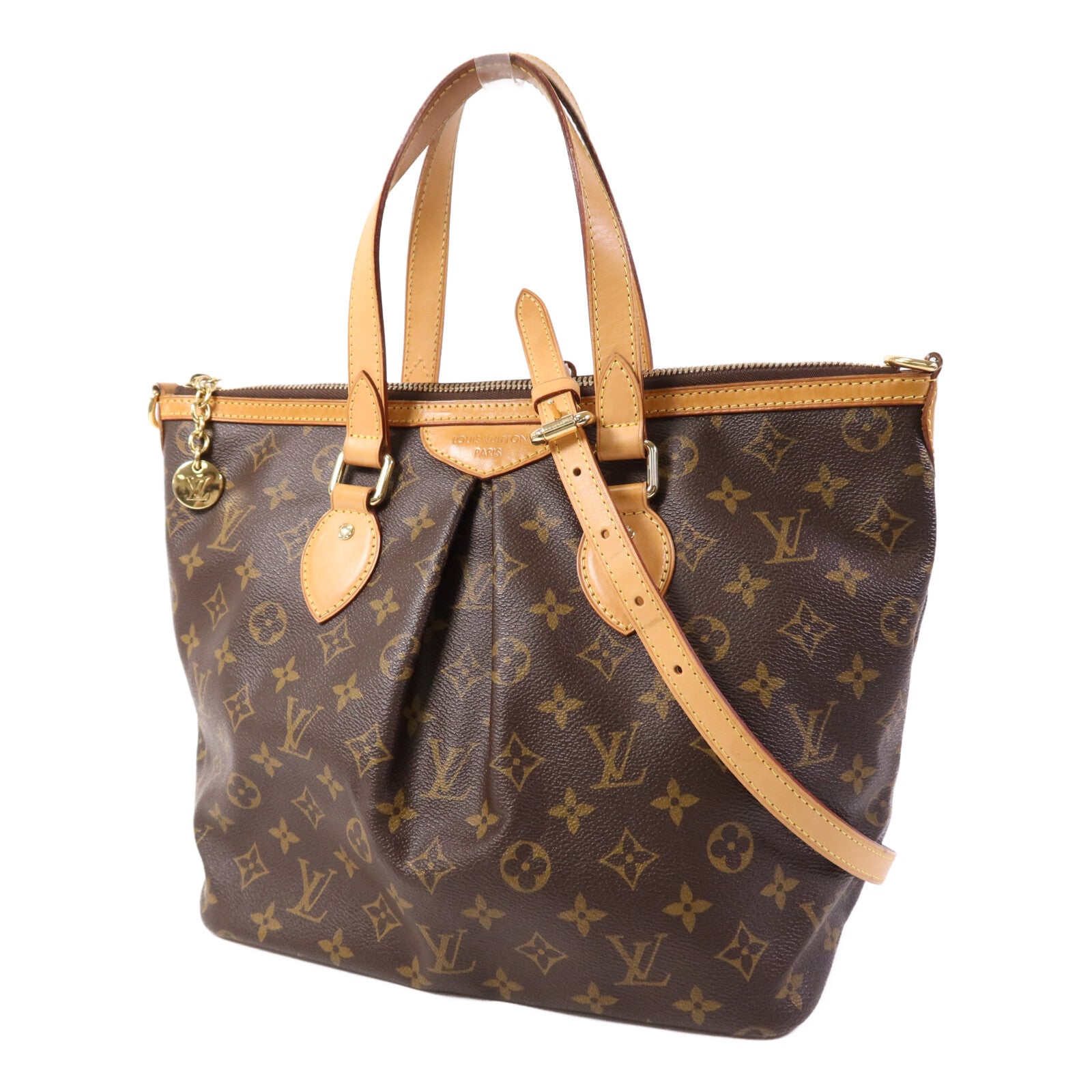 LOUIS VUITTON 【激減優惠】Monogram Palermo GM金扣手挽肩背兩用袋