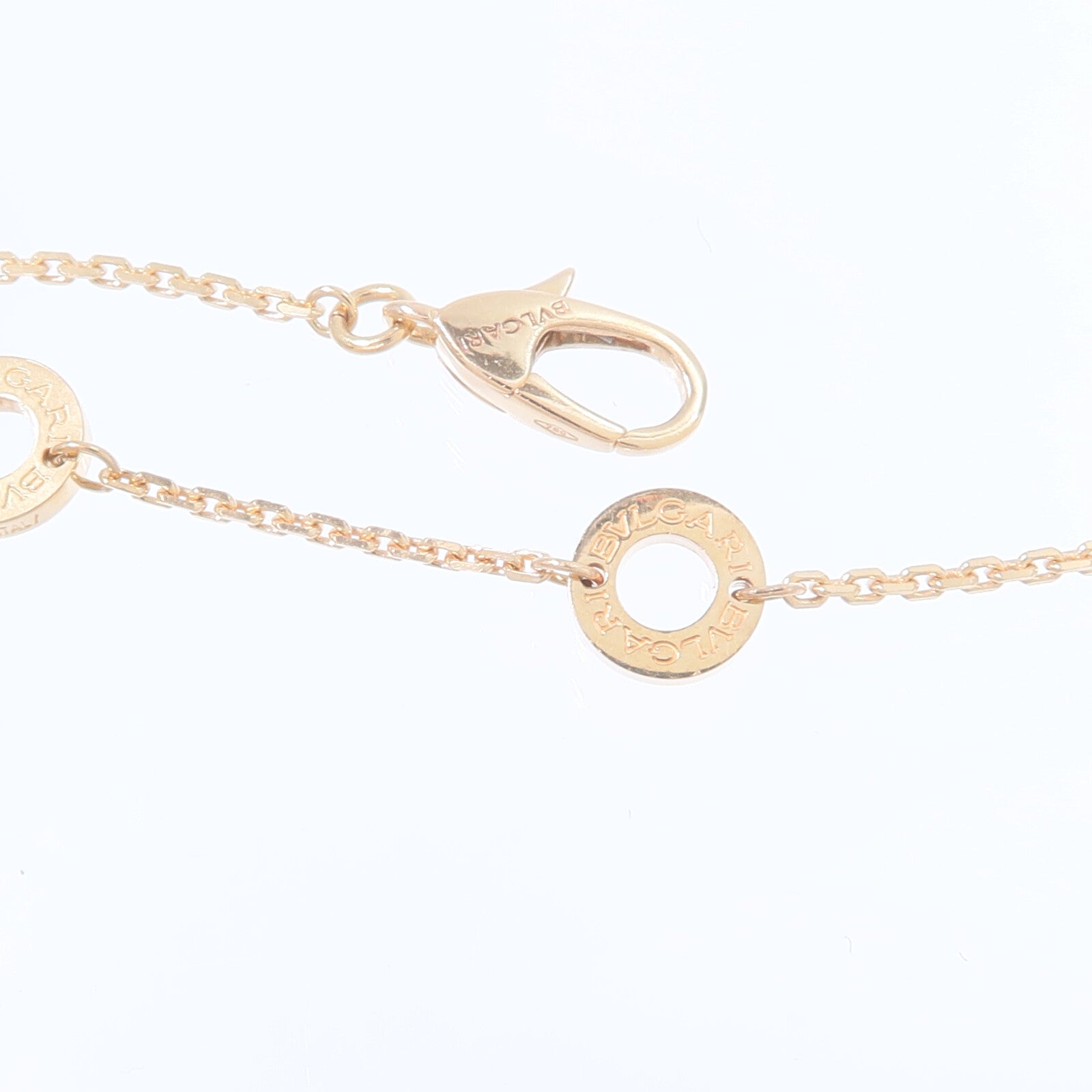 BVLGARI 18K玫瑰金Divas'Dream Necklace珍珠母貝項鍊