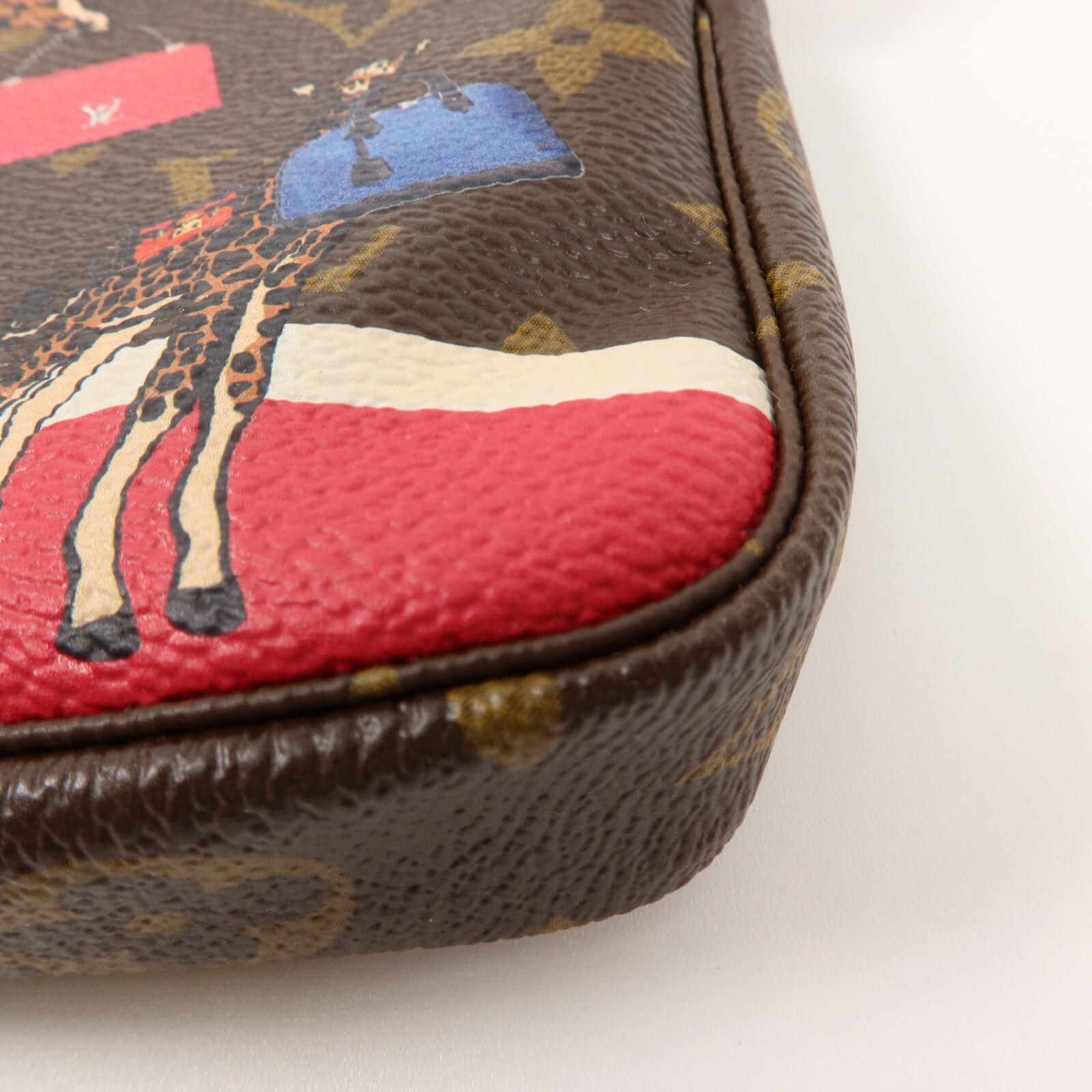 LOUIS VUITTON Monogram Mini Pochette Accessoires金扣手挽袋