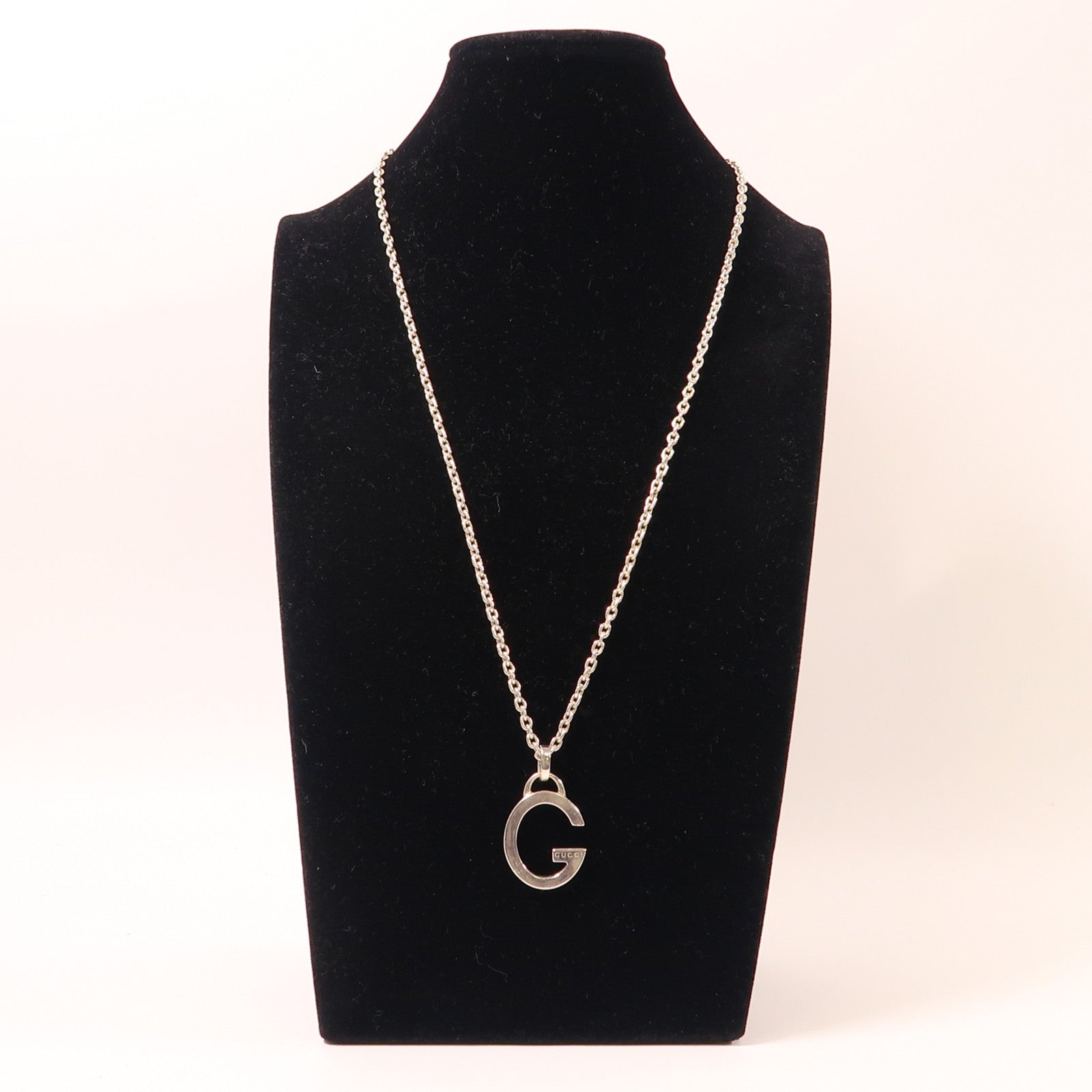 GUCCI 925純銀G Necklace項鍊