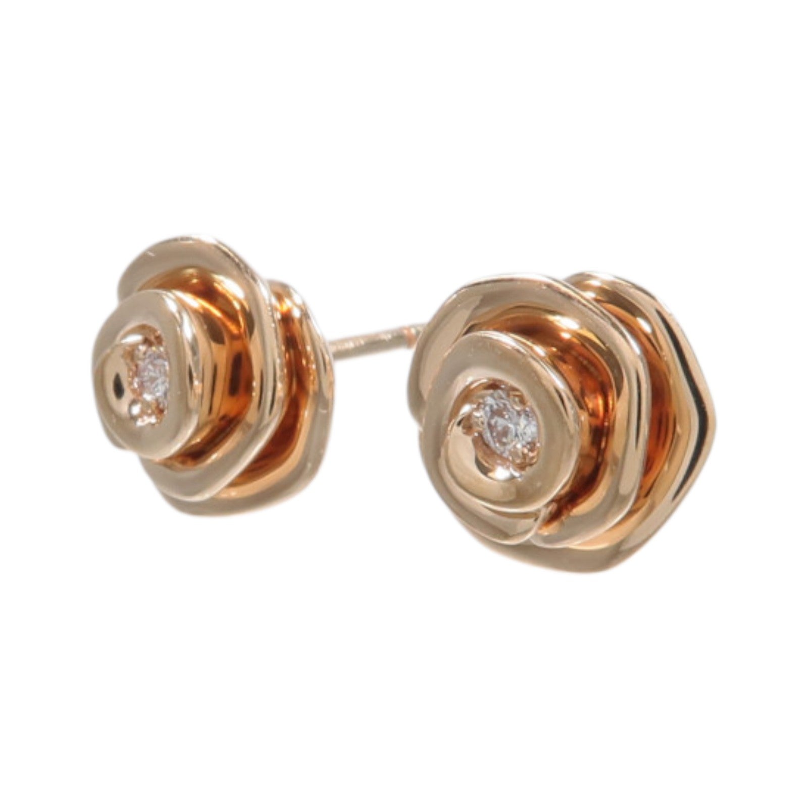 Dior 18K玫瑰金Diamond Earrings鑽石戒指