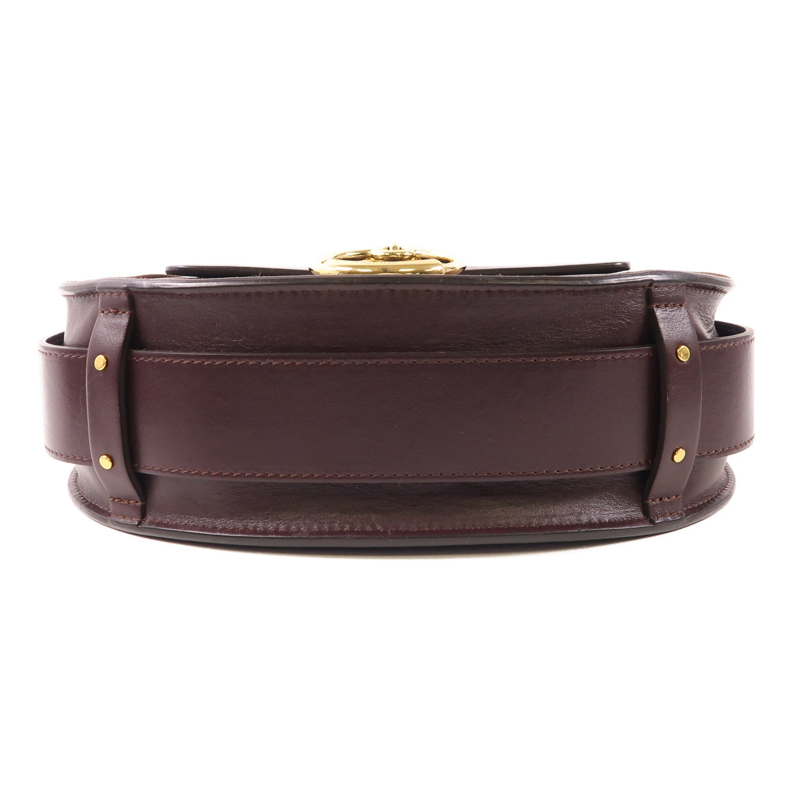 Chloe 牛皮皮革2 Way Bag金扣手挽肩背兩用袋