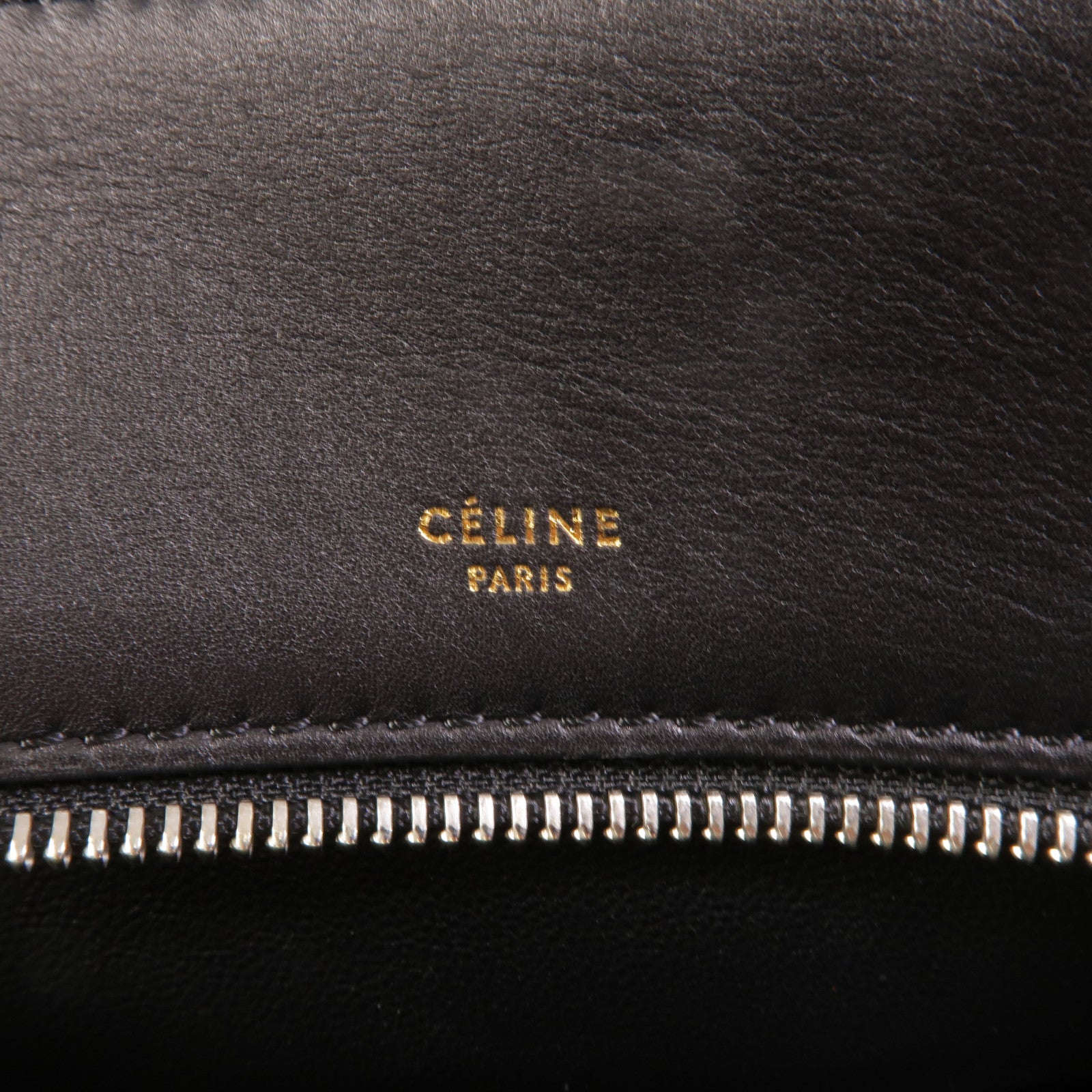 CELINE 馬毛/牛皮皮革Edge Medium肩背袋