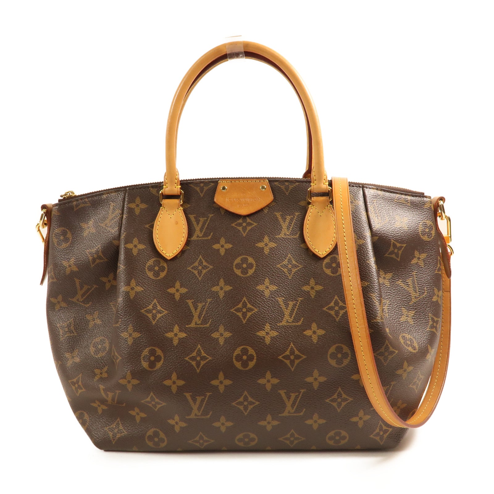 LOUIS VUITTON LV GHW Turenne MM 2 Way Shoulder Bag Handbag M48814 Monogram Brown