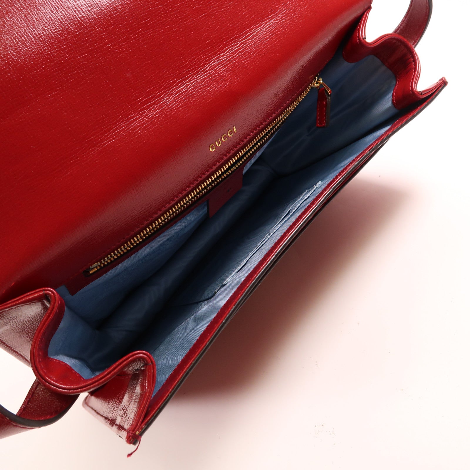 GUCCI 【激減優惠】牛皮皮革Shoulder Bag金扣肩背袋