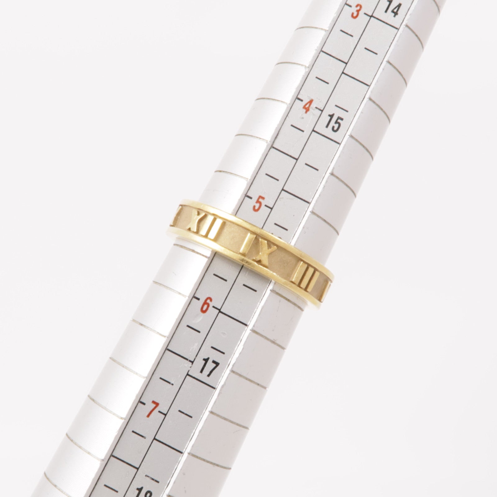 TIFFANY＆CO 【激減優惠】18K黃金Atlas Ring戒指US#5.5