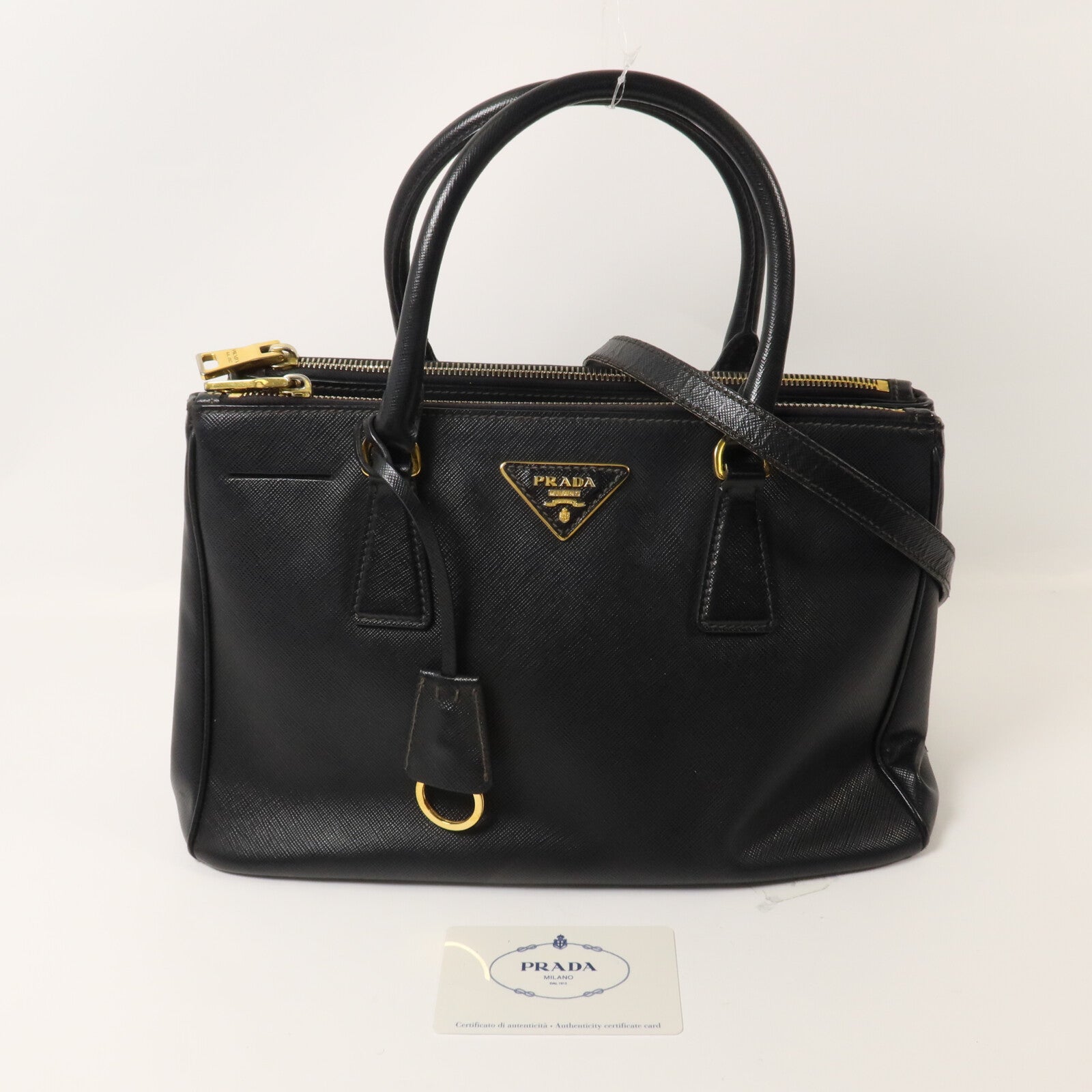PRADA Saffiano皮革Galleria手挽肩背兩用袋