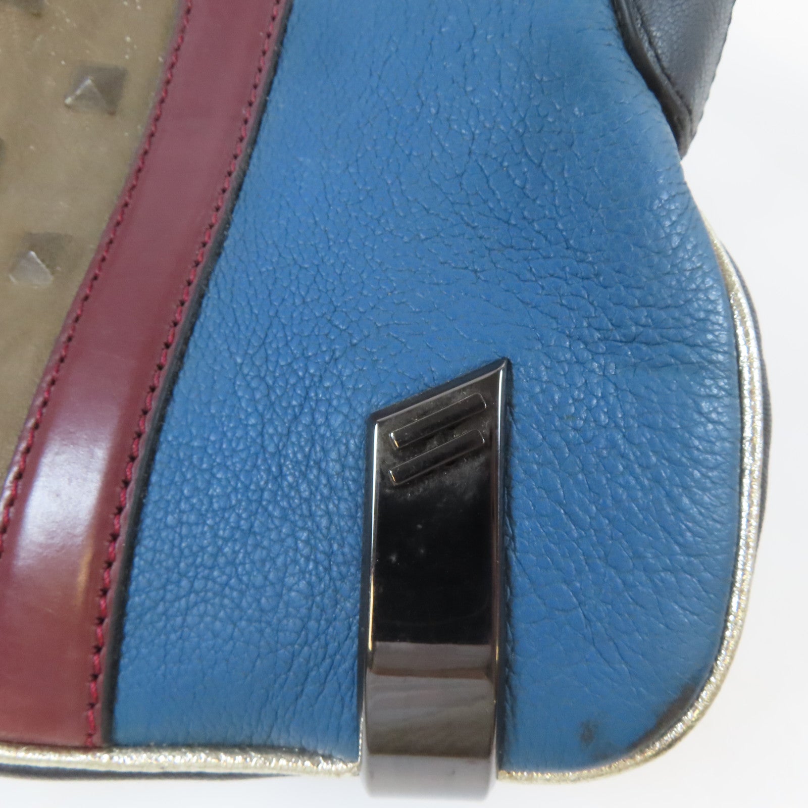 MARC BY MARC JACOBS 牛皮皮革Hand Bag金扣手挽袋藍色/黑色/金色/啡色