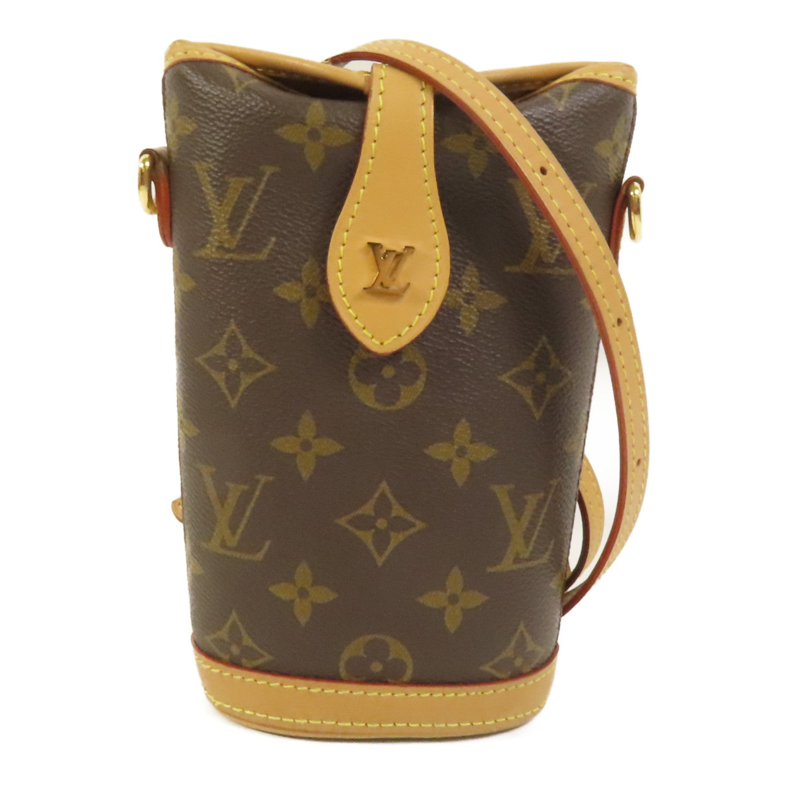 LOUIS VUITTON Monogram Fold Me Pouch金扣肩背袋