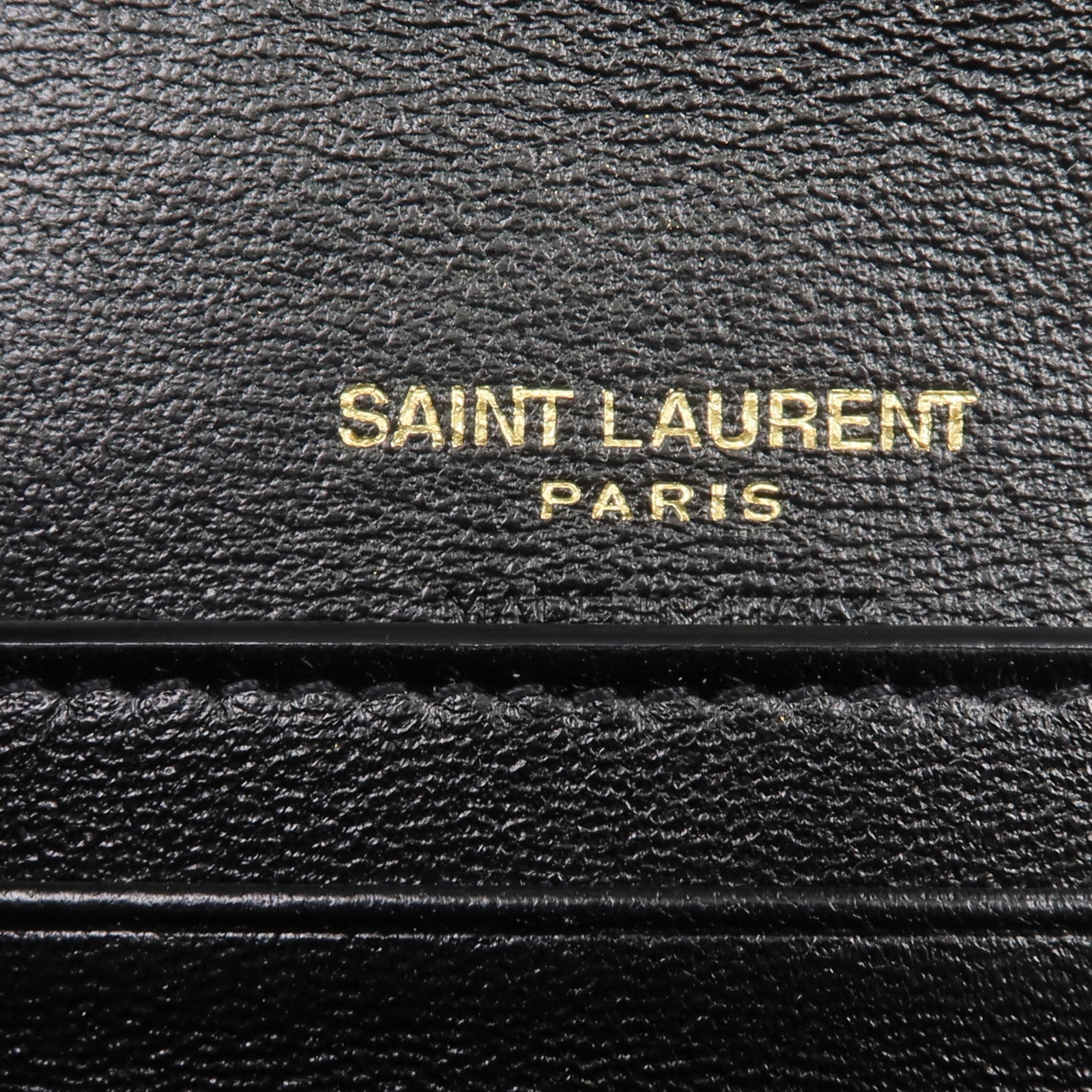 SAINT LAURENT 牛皮皮革Three-fold Wallet錢包