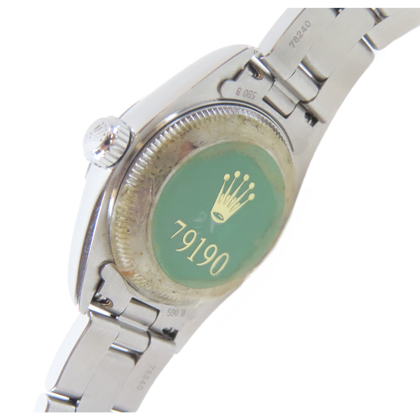 ROLEX Oyster Perpetual 26mm不鏽鋼手錶自動機芯黑色/黑色
