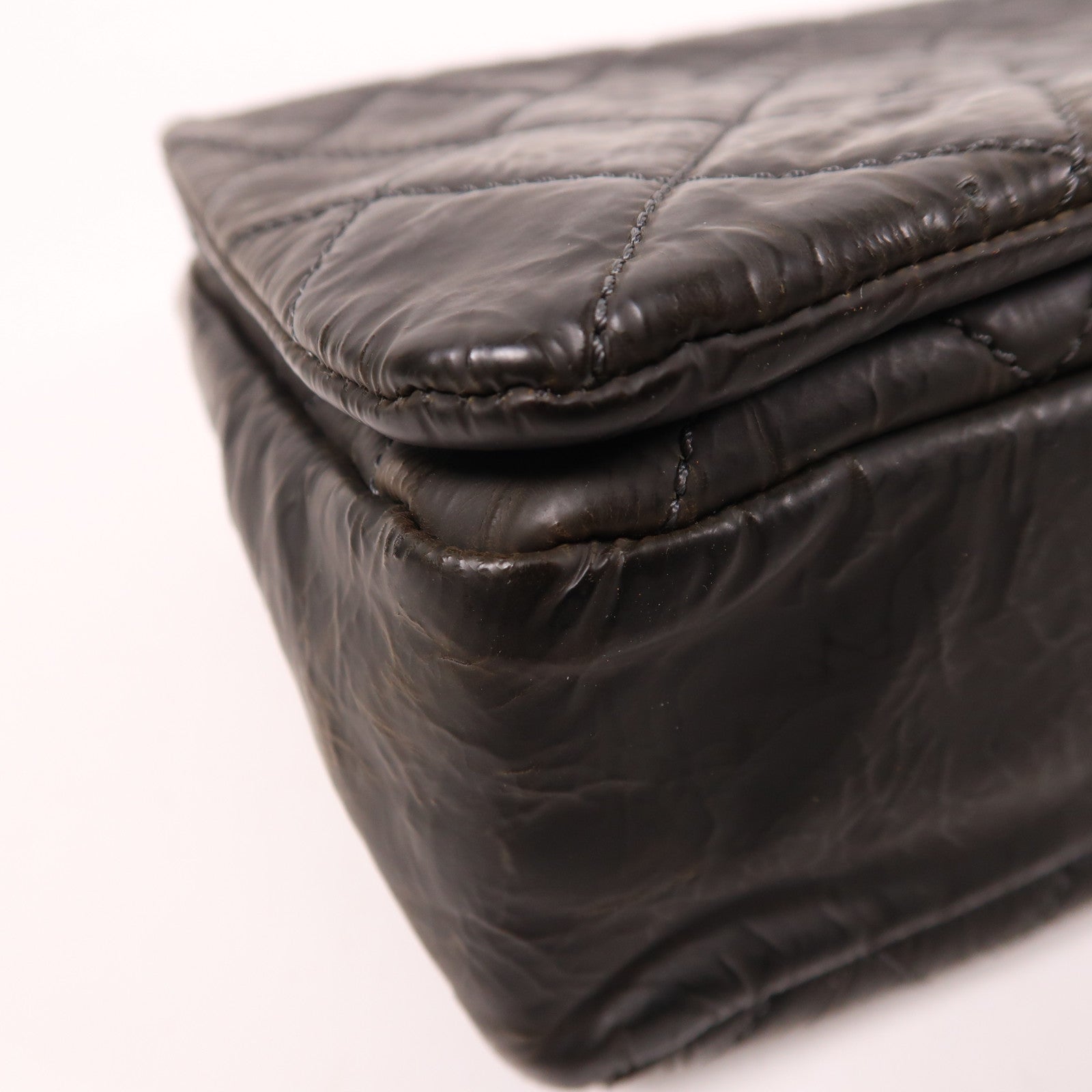CHANEL 【激減優惠】PVC Shoulder Bag銀扣鏈帶肩背袋