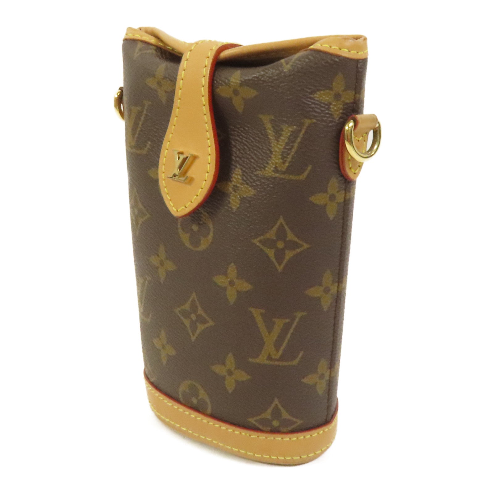 LOUIS VUITTON Monogram Fold Me Pouch金扣肩背袋