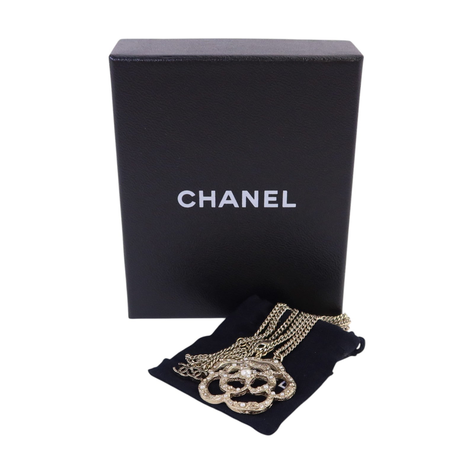 CHANEL 【激減優惠】金屬/仿珍珠/水鑽Necklace金扣項鏈