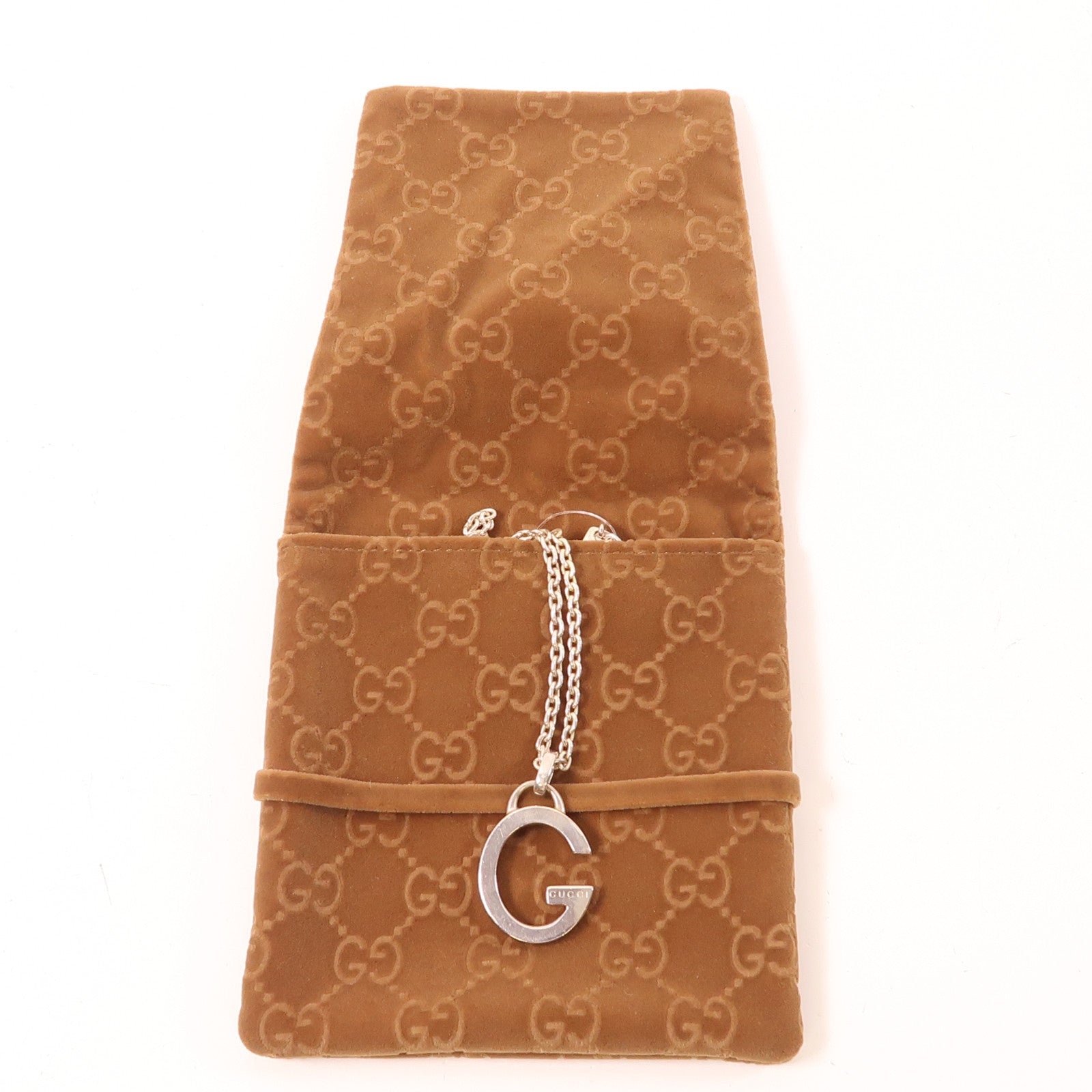GUCCI 925純銀G Necklace項鍊