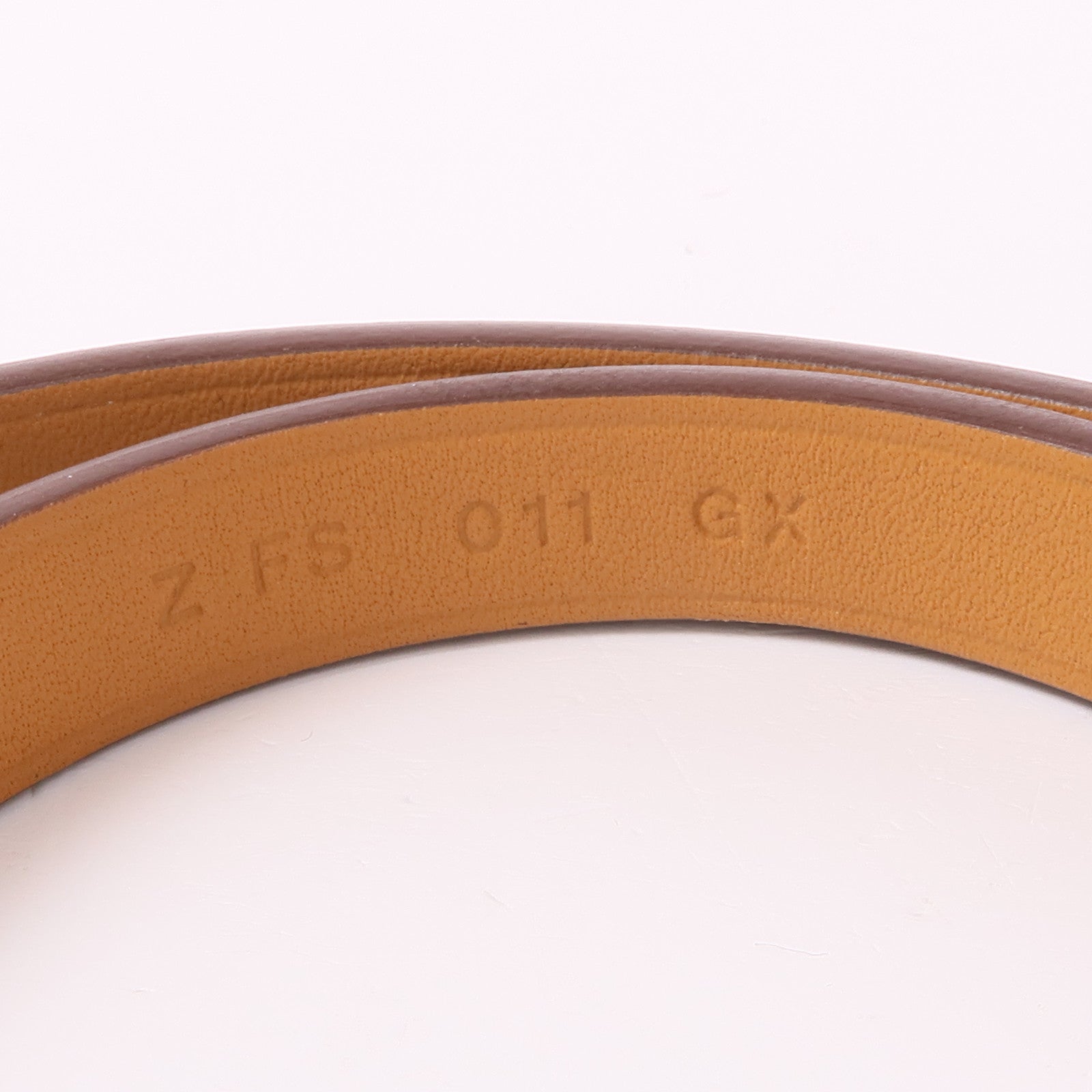 HERMES Swift皮革Mini Kelly Bracelet手鐲Etoupe