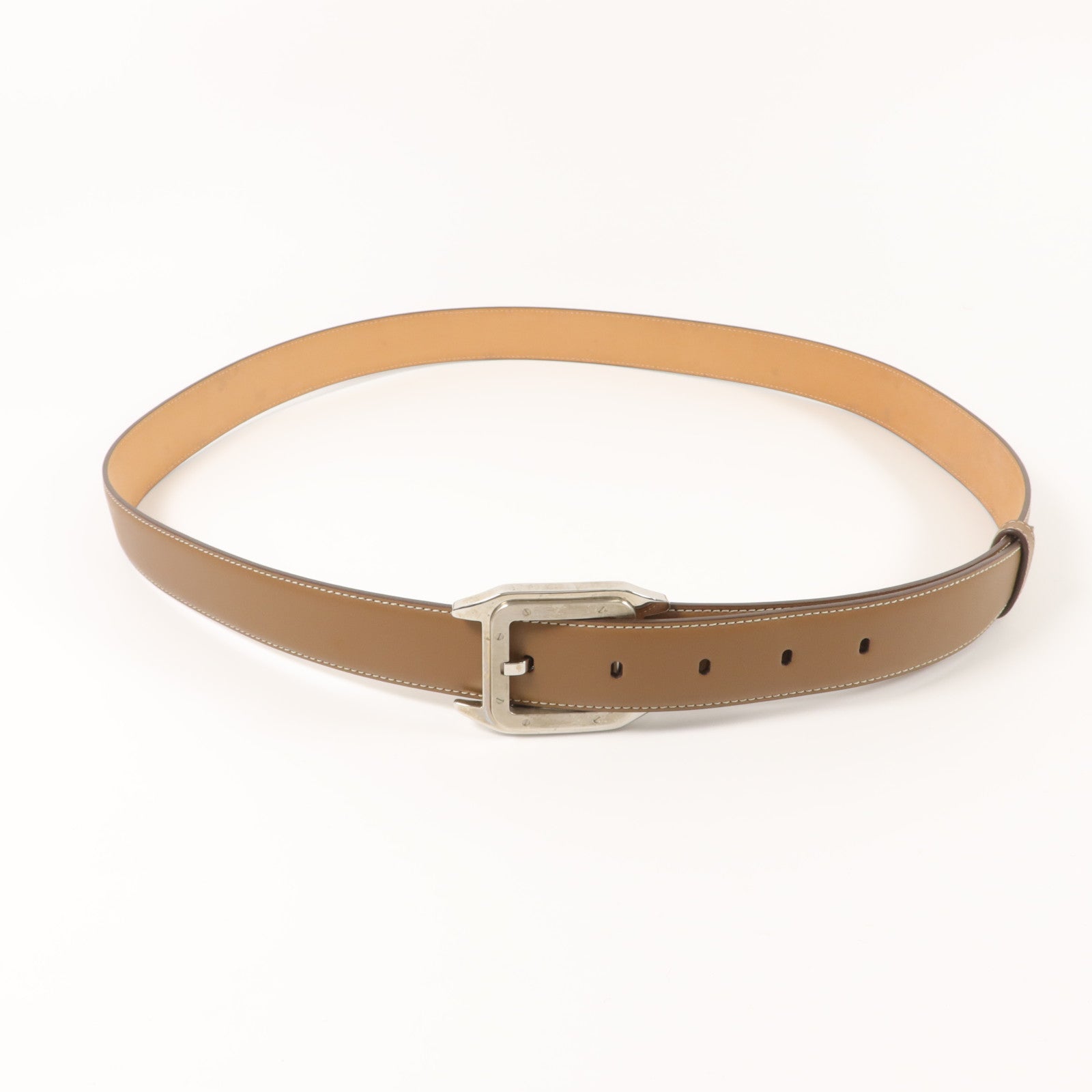 CARTIER 牛皮皮革Santos de Cartier Belt 105cm皮帶