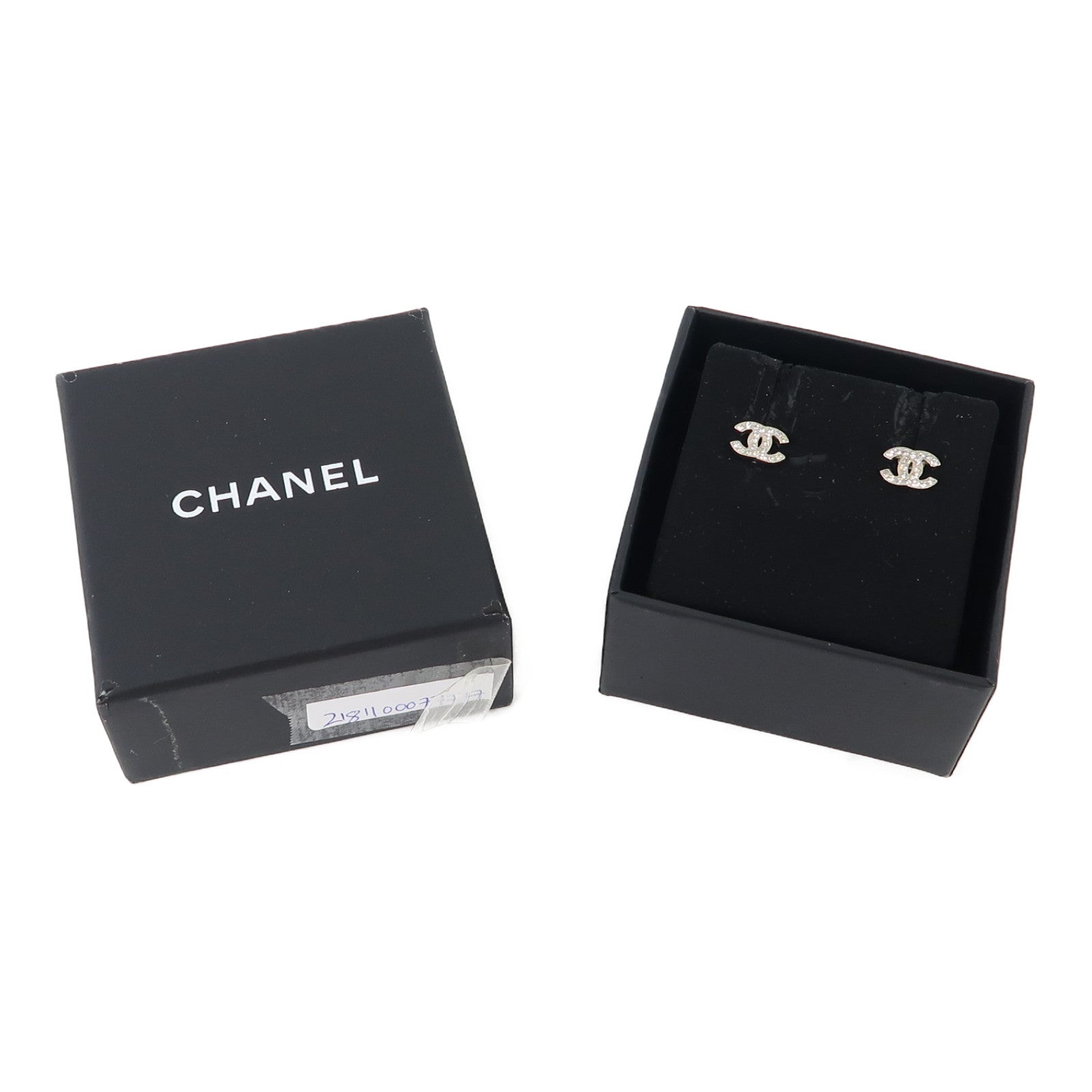 CHANEL 金屬Earrings耳環銀色