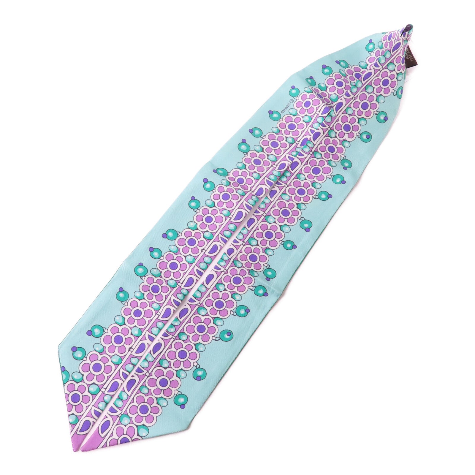 HERMES 絲質Twilly Scarf絲巾