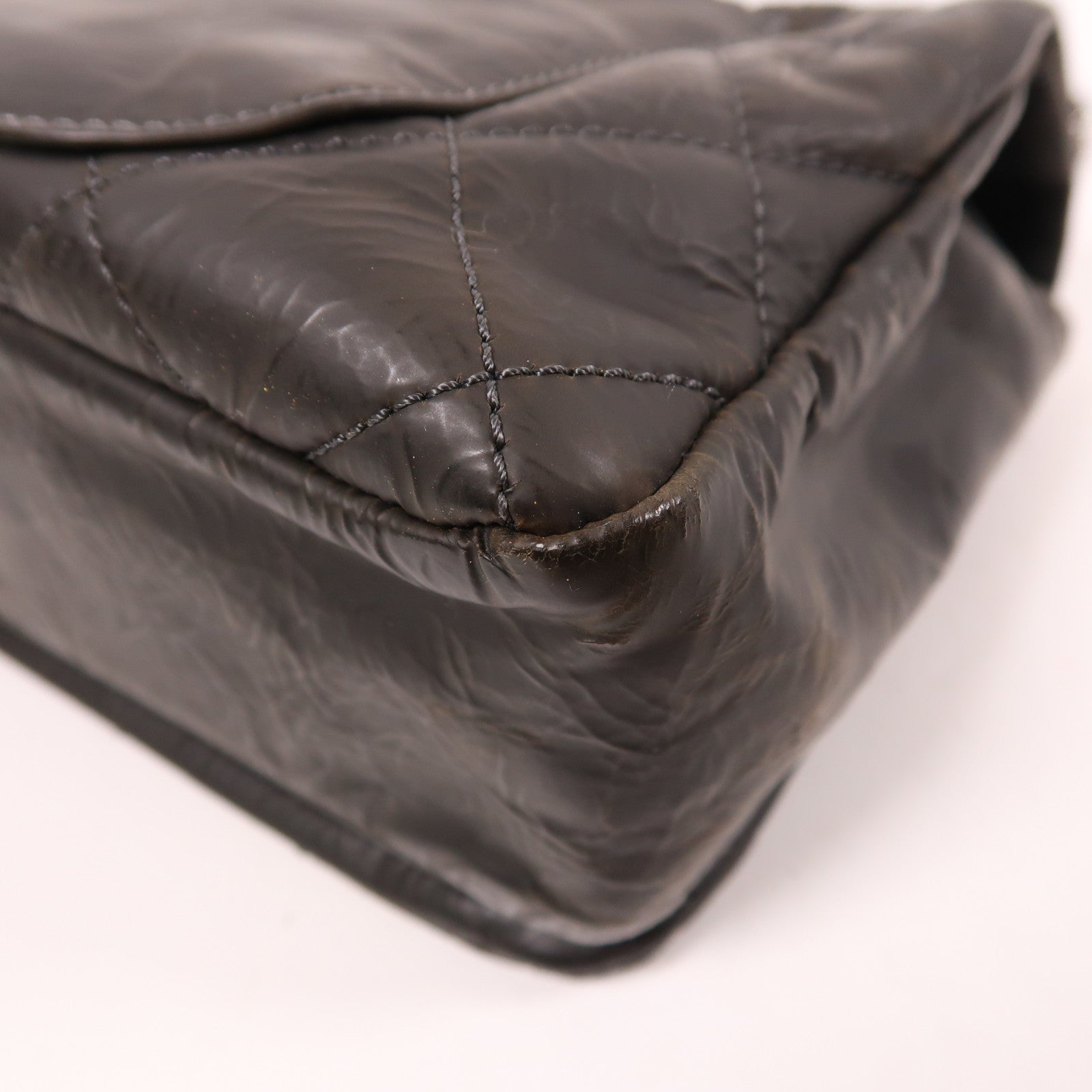 CHANEL 【激減優惠】PVC Shoulder Bag銀扣鏈帶肩背袋