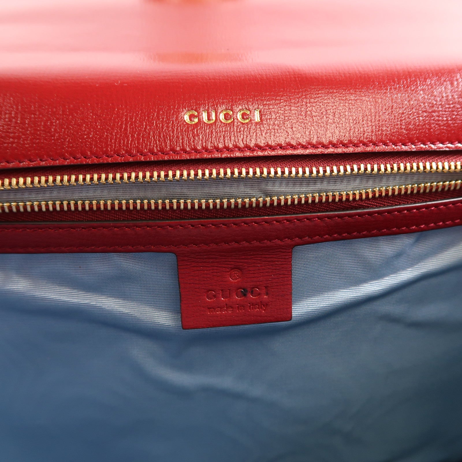 GUCCI 【激減優惠】牛皮皮革Shoulder Bag金扣肩背袋