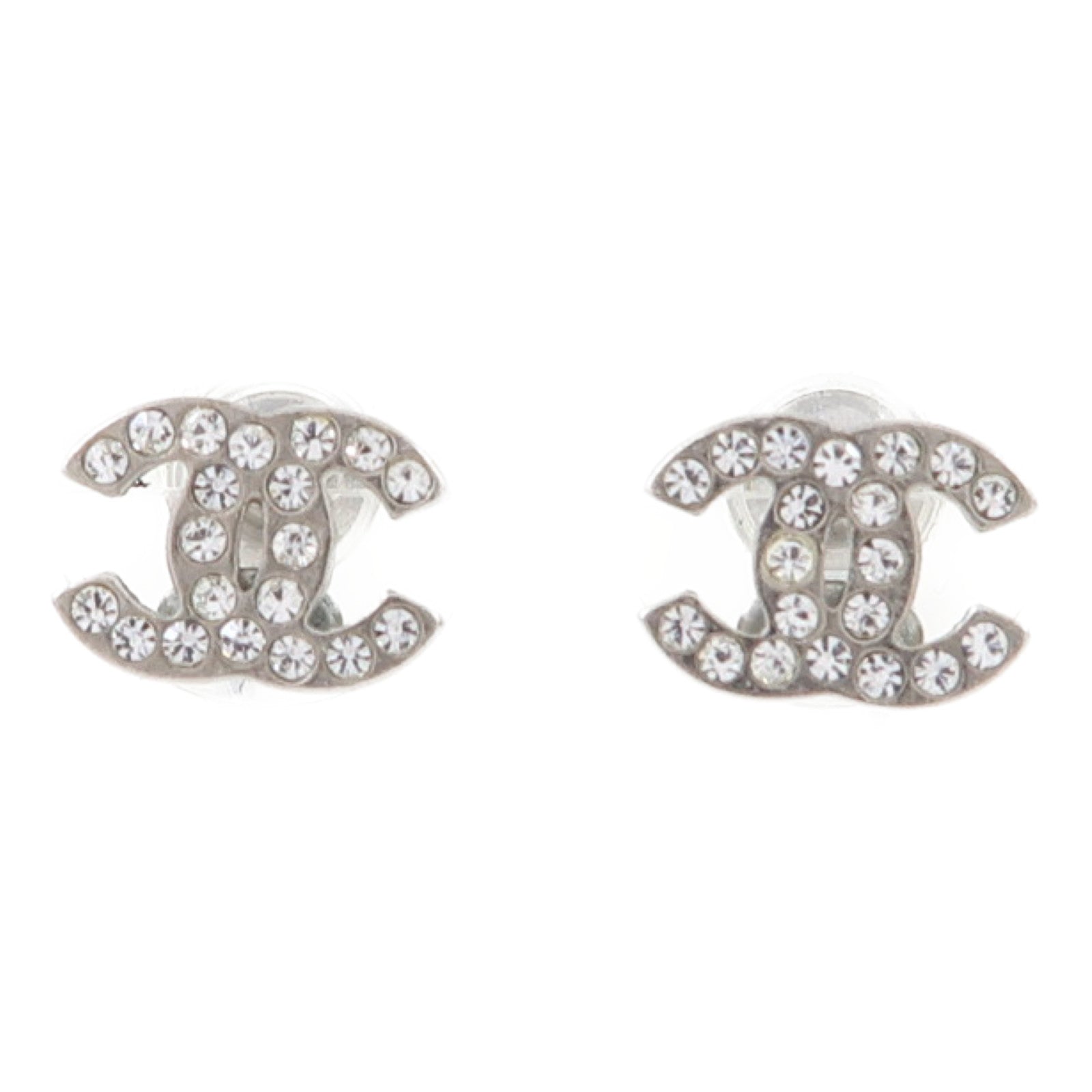 CHANEL 金屬Earrings耳環銀色