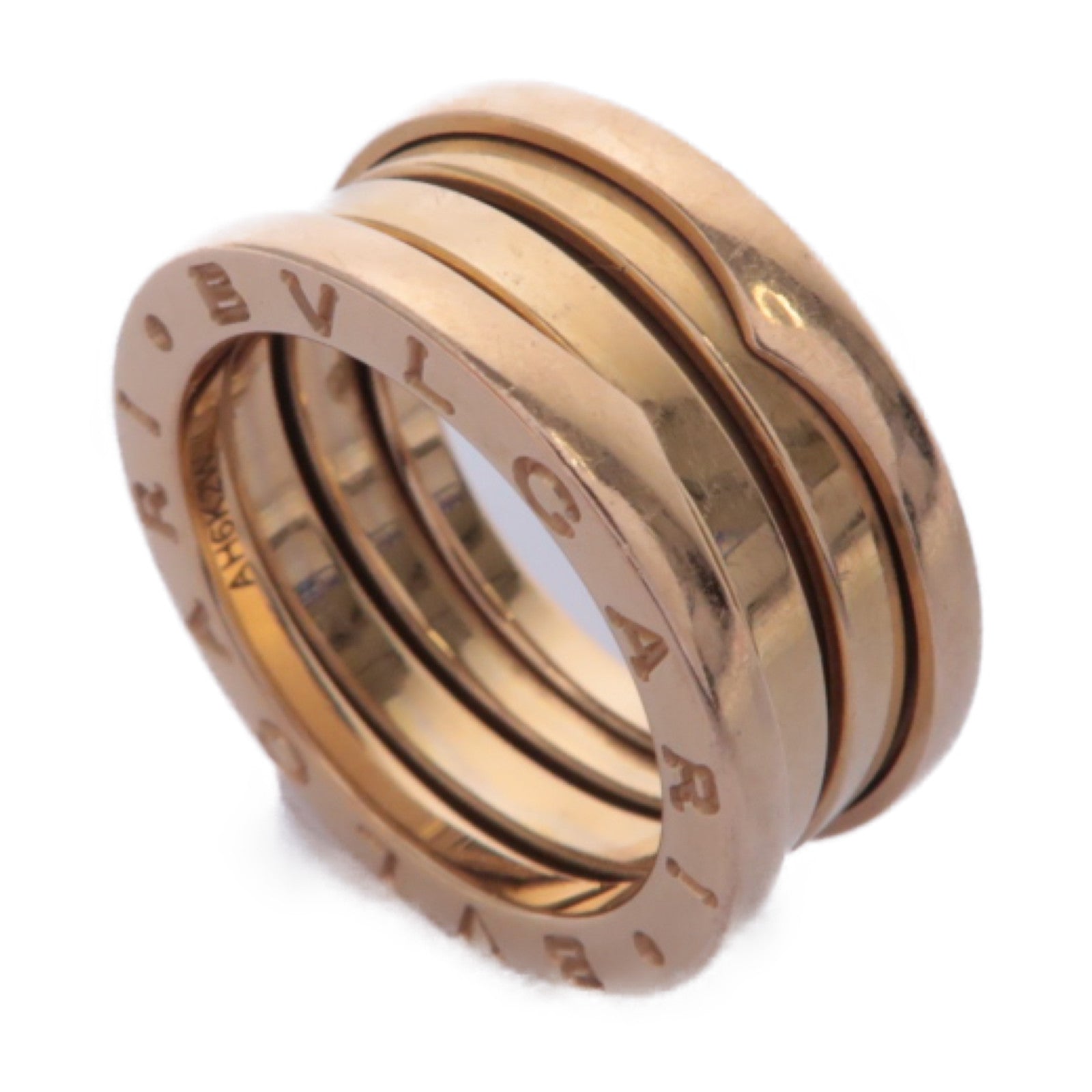 BVLGARI 【激減優惠】18K玫瑰金B.zero1戒指Bvlgari#52/US#6