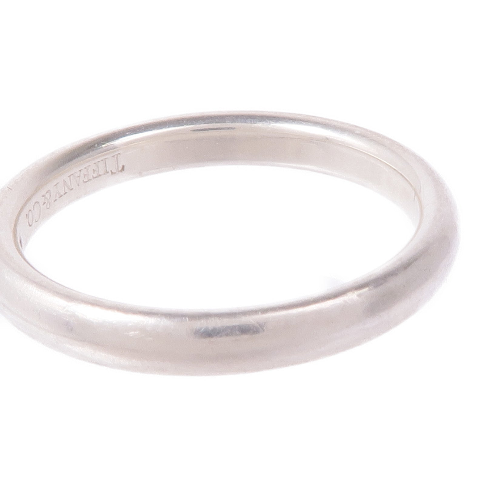 TIFFANY＆CO 925純銀Elsa Peretti Band Diamond Ring鑽石戒指US#7