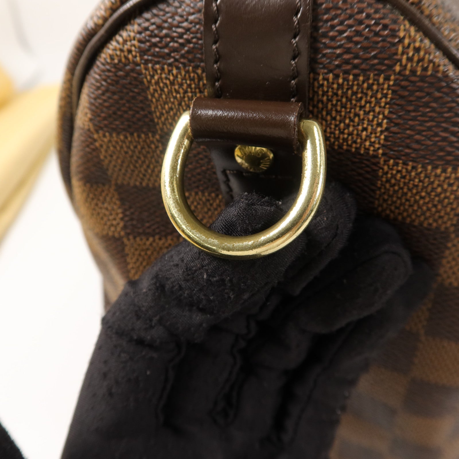 LOUIS VUITTON Damier Speedy Bandouliere 35手挽肩背兩用袋