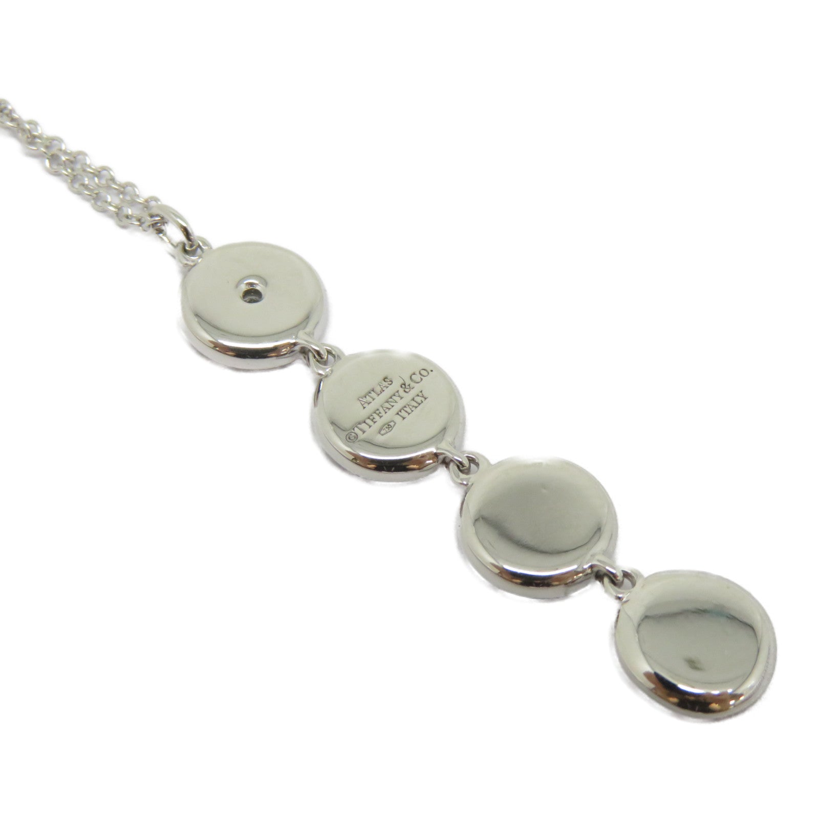 TIFFANY＆CO 【激減優惠】18K白金Atlas Necklace項鍊