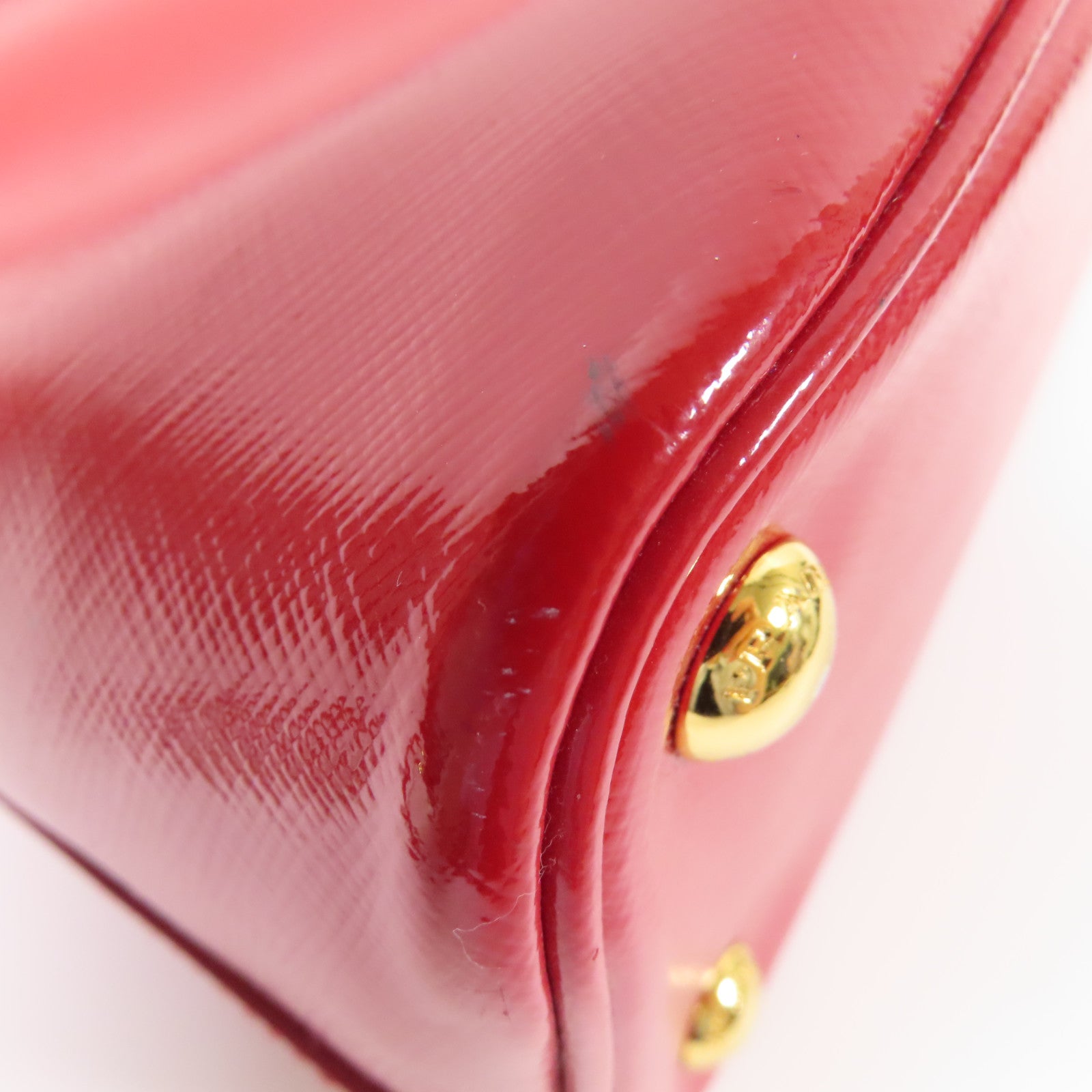 PRADA 牛皮皮革2 Way Shoulder金扣手挽肩背兩用袋