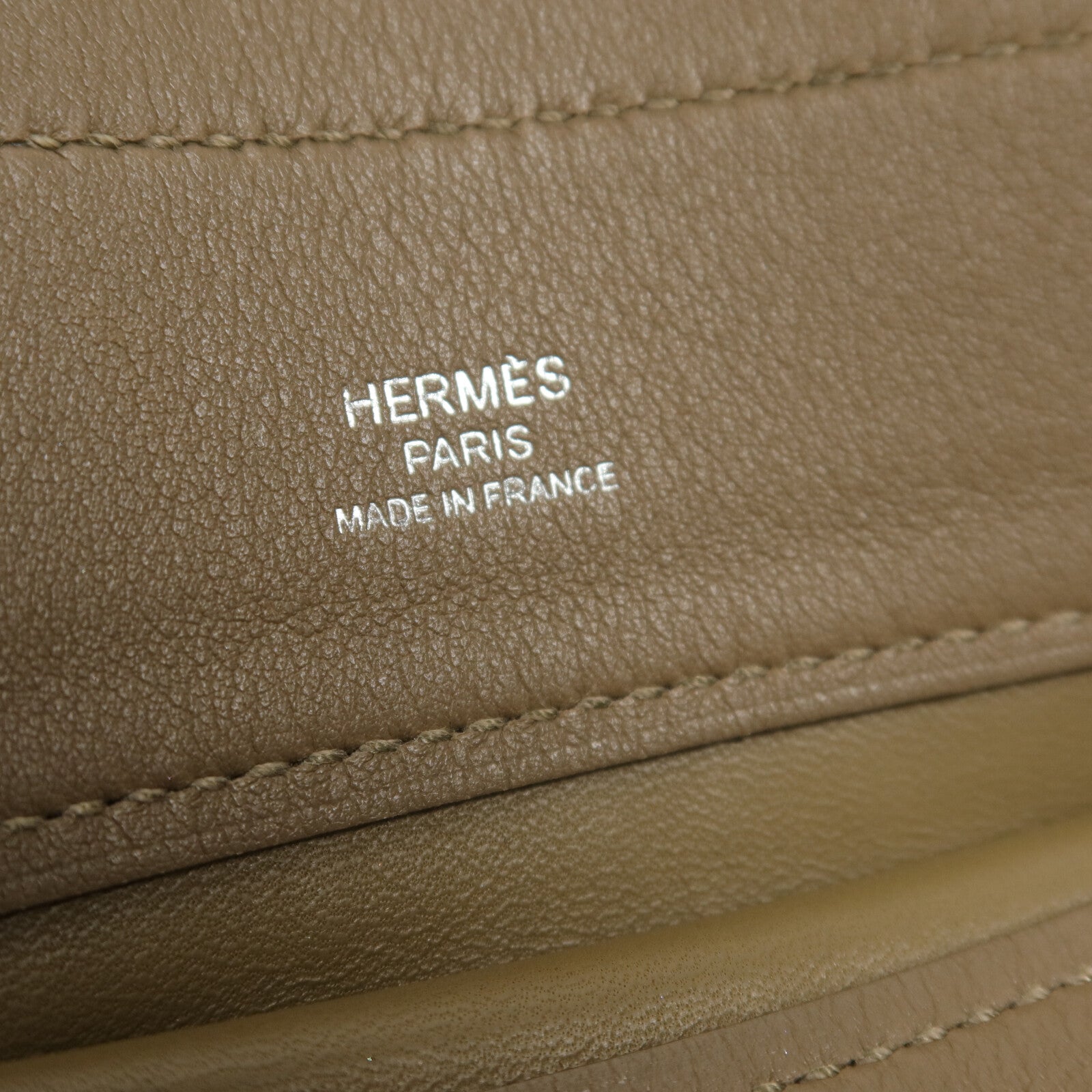HERMES Swift皮革Aline Mini肩背袋Etoupe