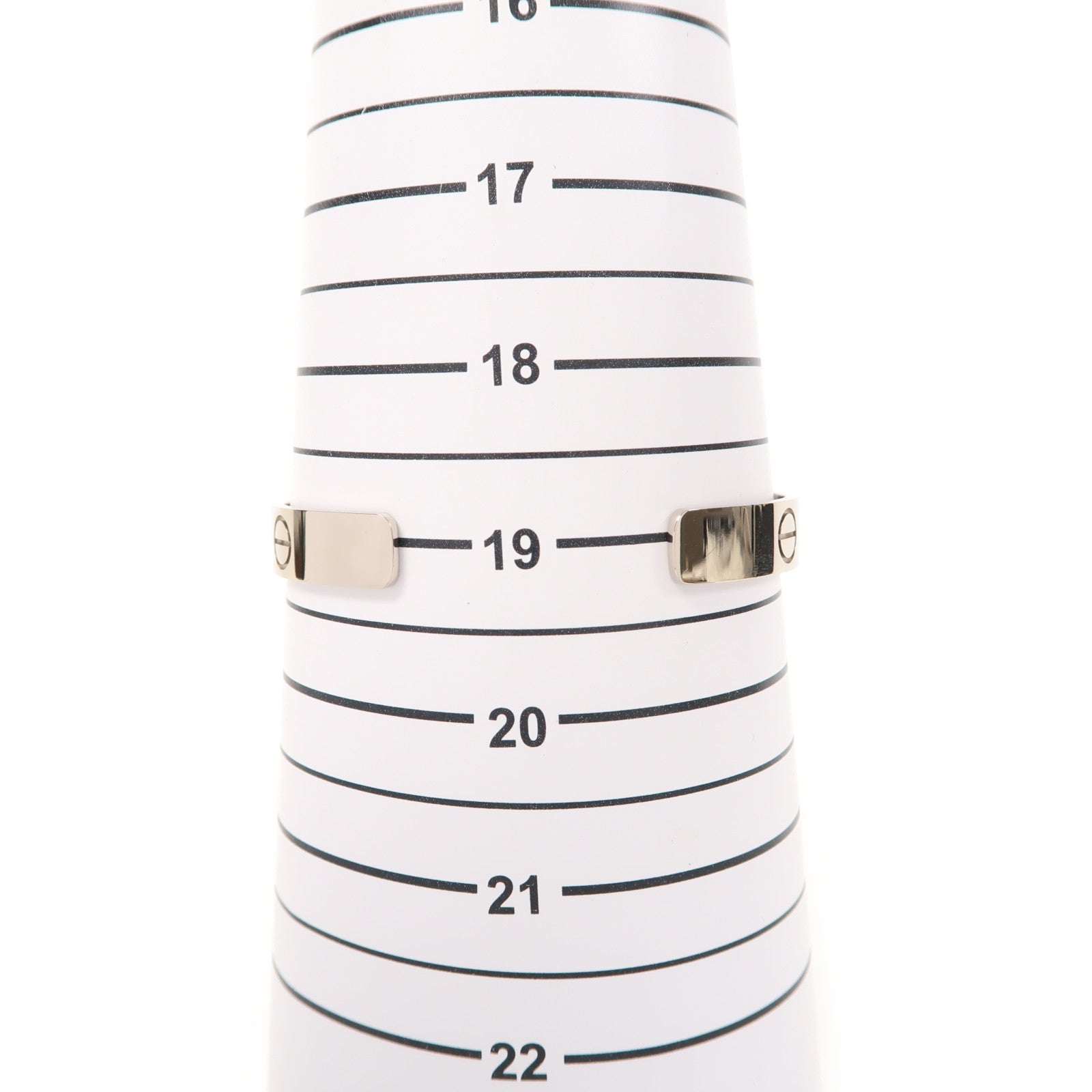 CARTIER 18K白金Love White Gold Bracelet手鐲