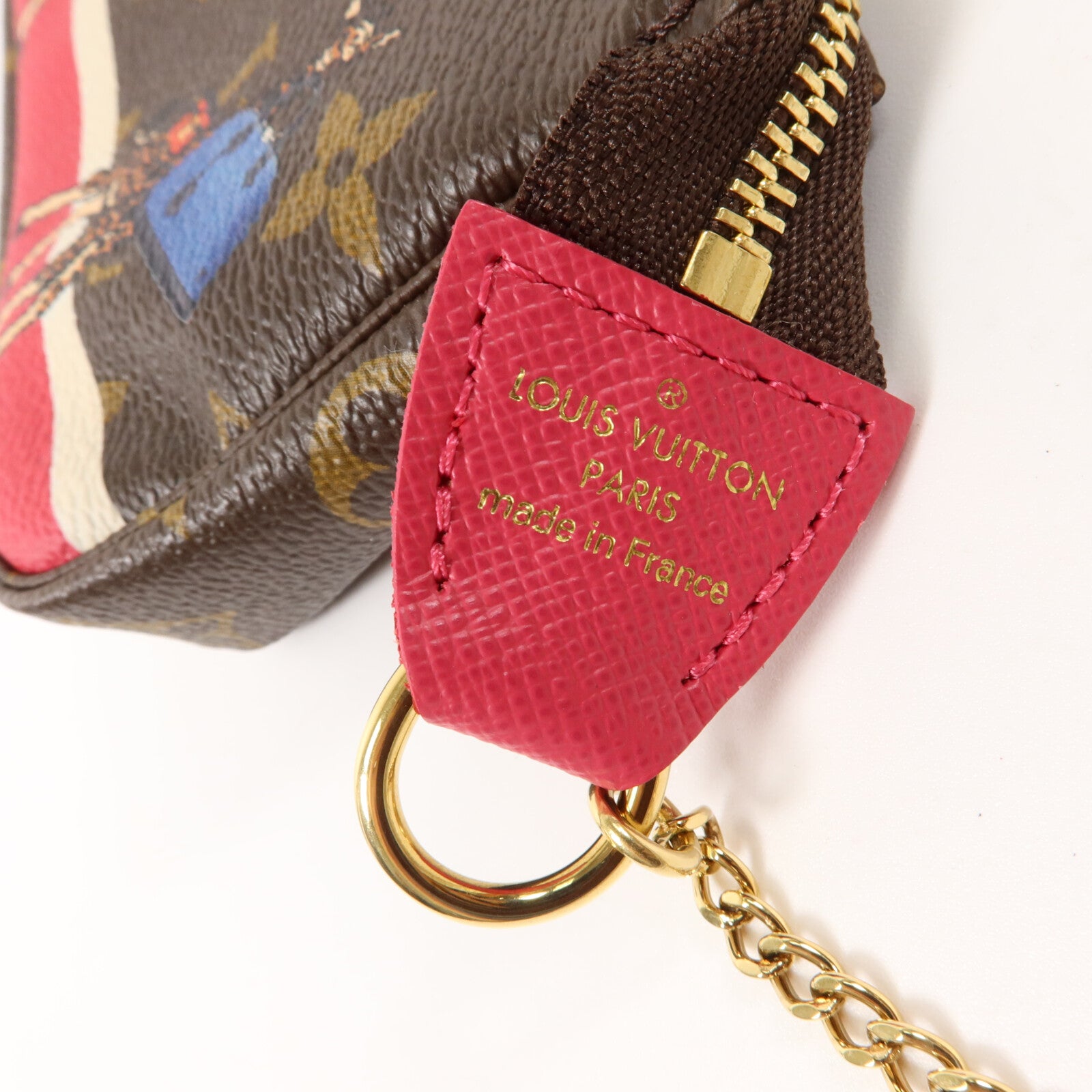 LOUIS VUITTON Monogram Mini Pochette Accessoires金扣手挽袋