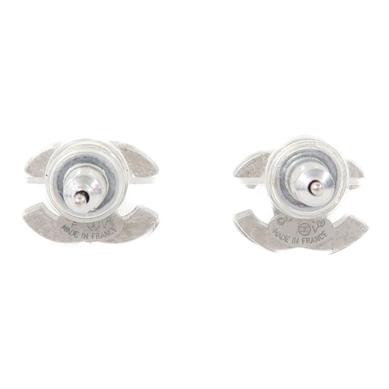 CHANEL 金屬Earrings耳環銀色