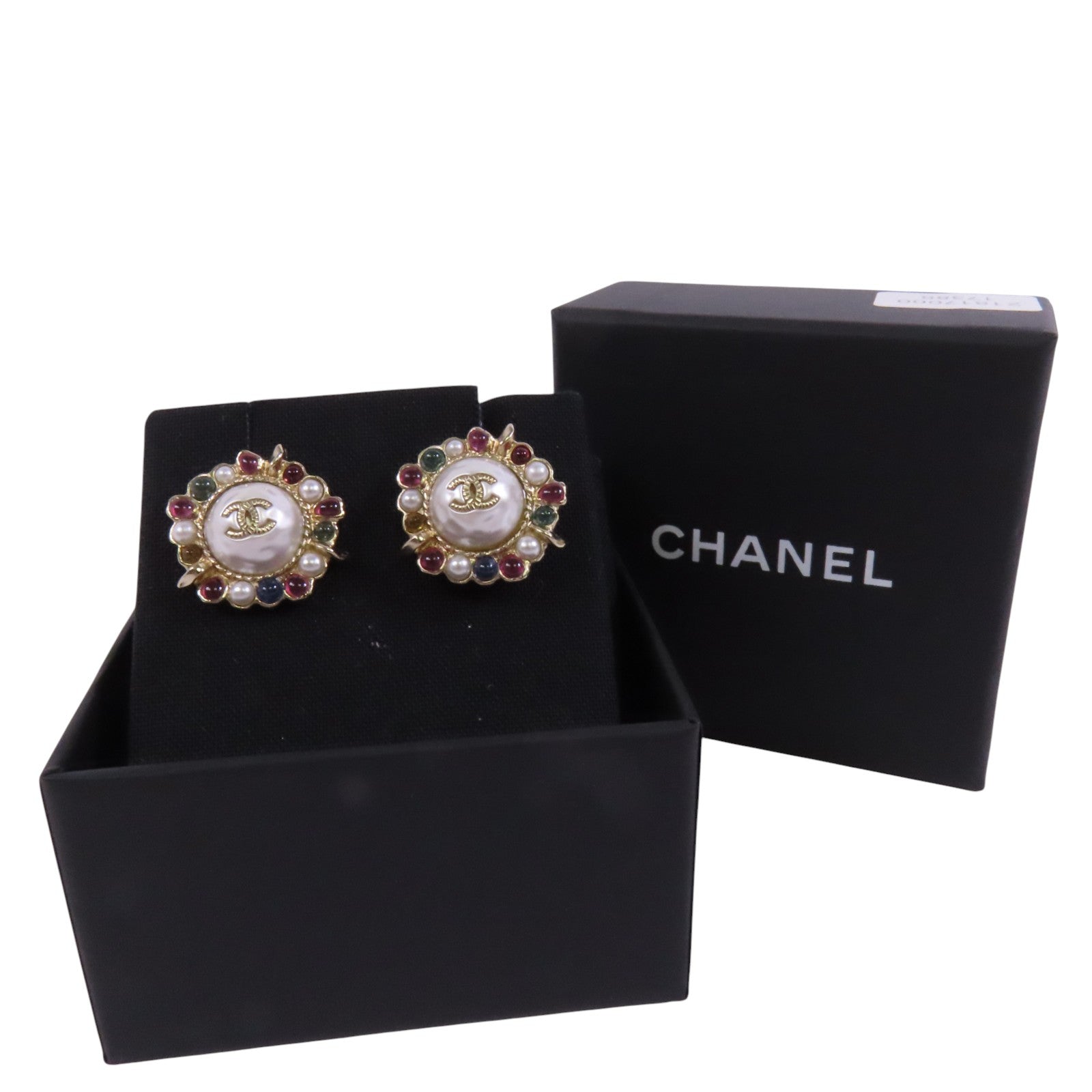 CHANEL 【激減優惠】金屬/仿珍珠/水鑽Earrings銀扣耳環