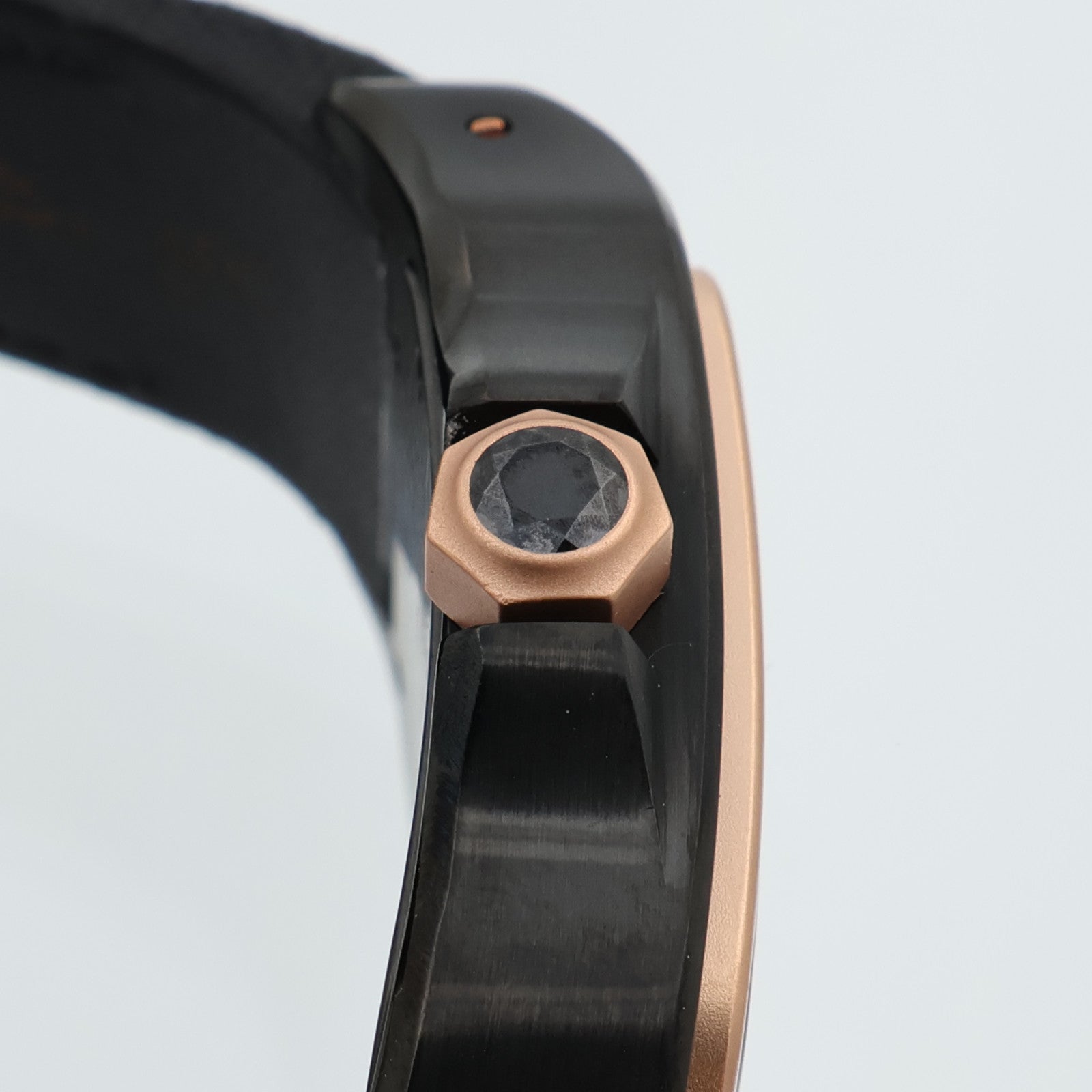 CARTIER Santos 100 Carbon Gold Bezel