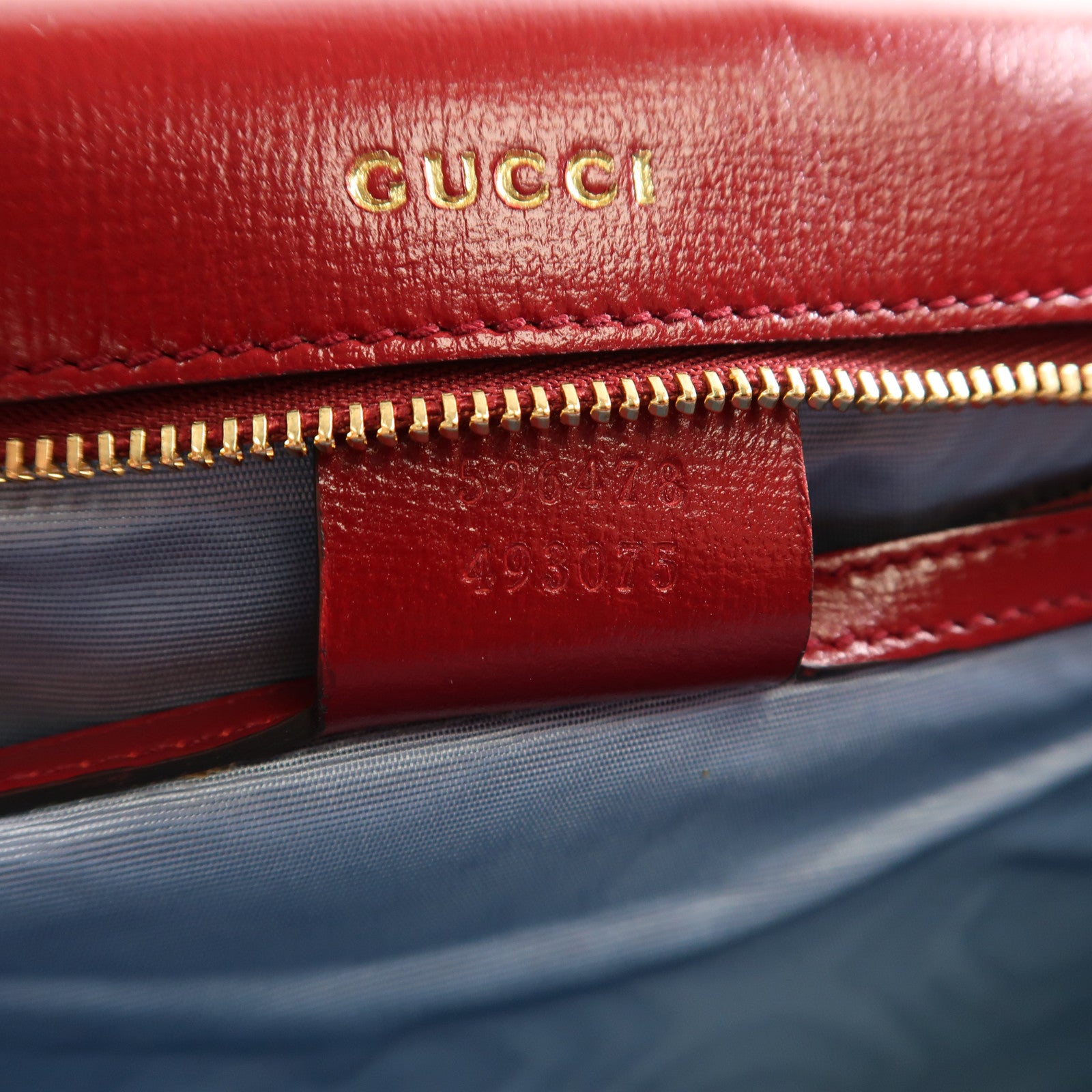 GUCCI GG GHW Shoulder Bag Calfskin Leather 596478 Black