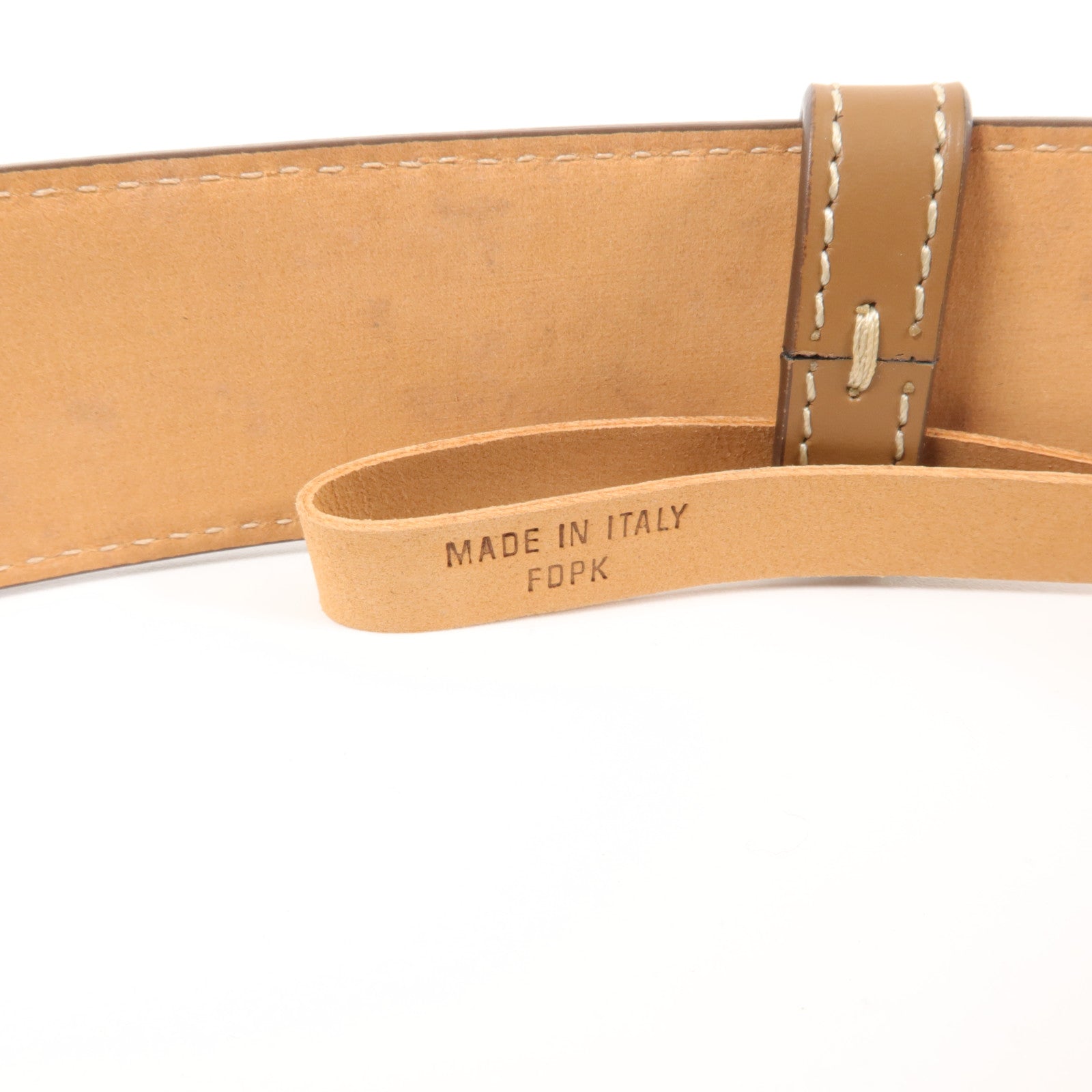CARTIER 牛皮皮革Santos de Cartier Belt 105cm皮帶