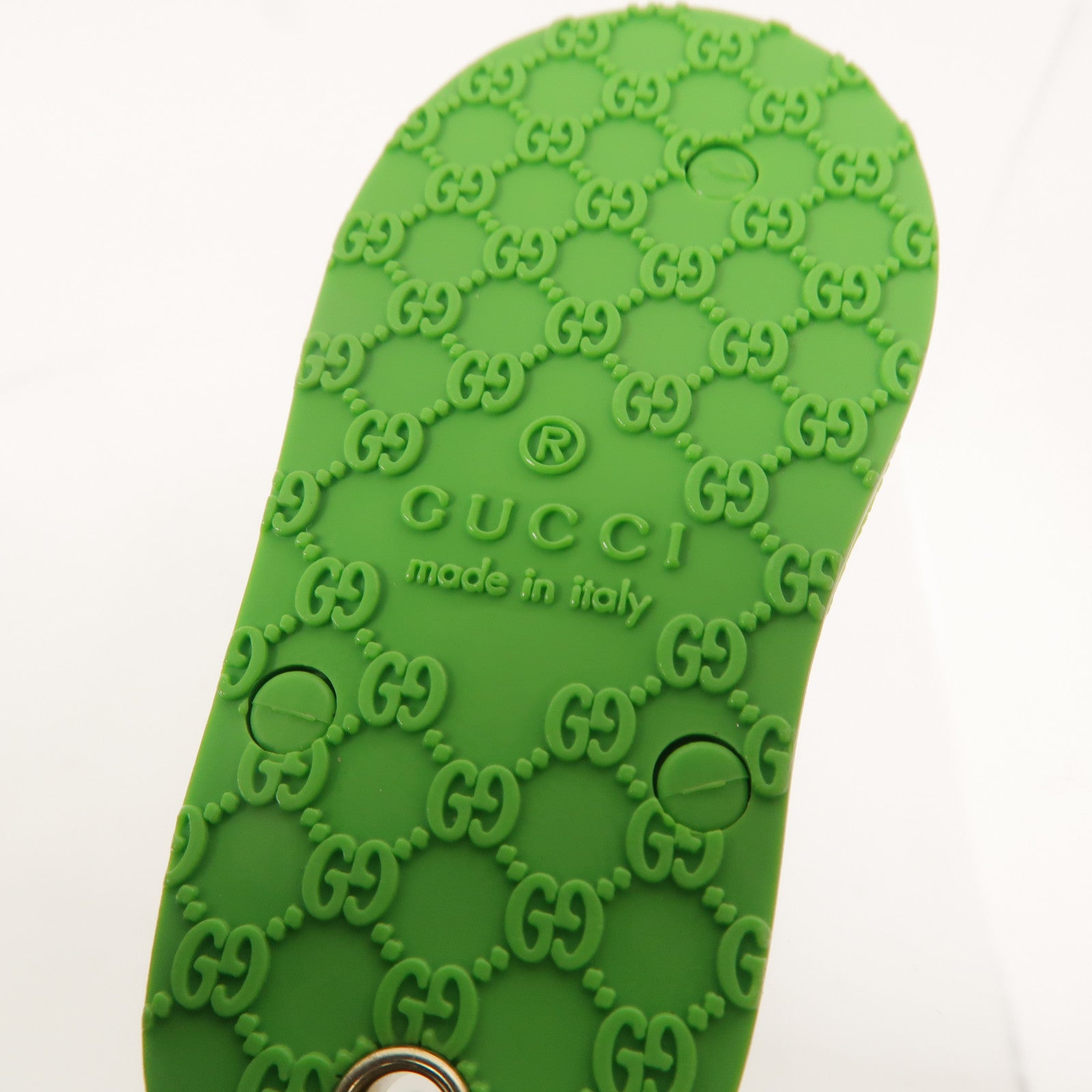GUCCI 橡膠/金屬Flip Flop Bag Charm掛飾