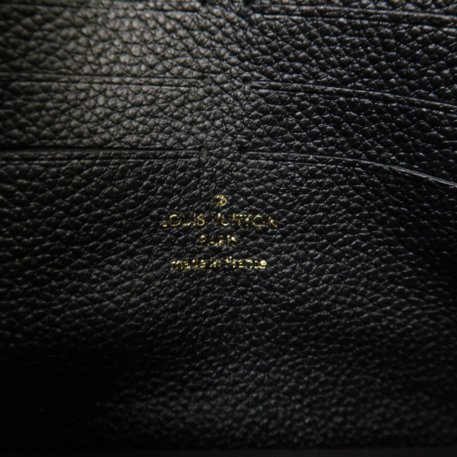 LOUIS VUITTON Monogram Empreinte Vavin金扣鏈帶肩背袋黒色