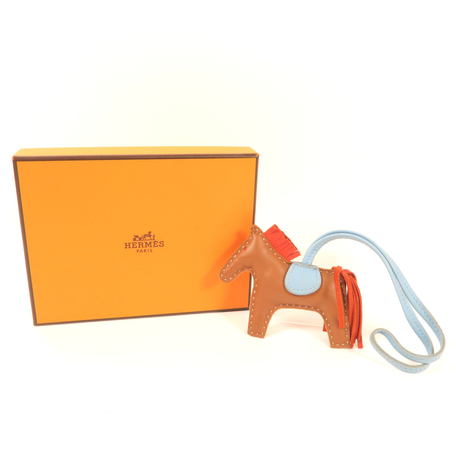 HERMES Swift皮革Rodeo PM掛飾