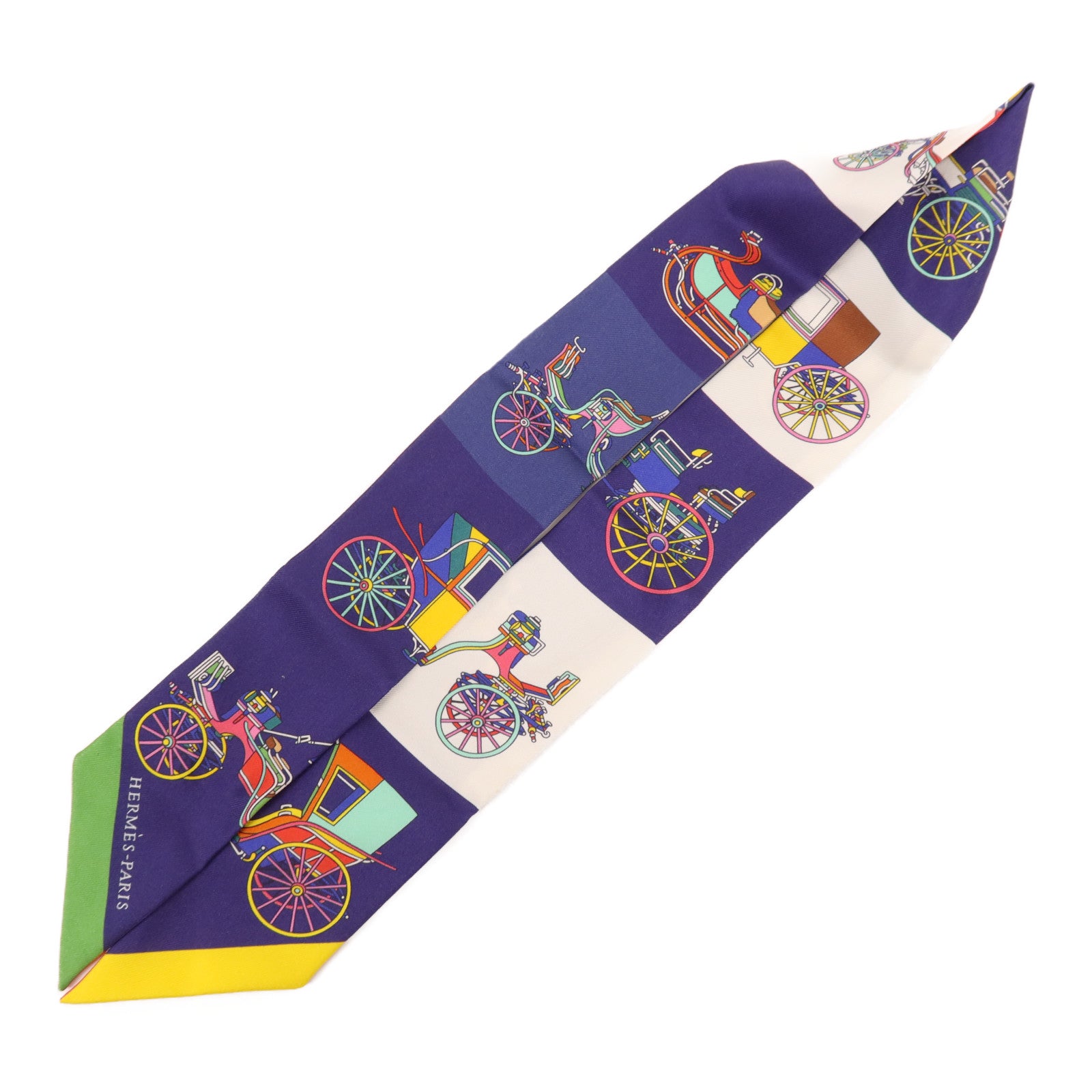 HERMES 絲質Twilly絲巾