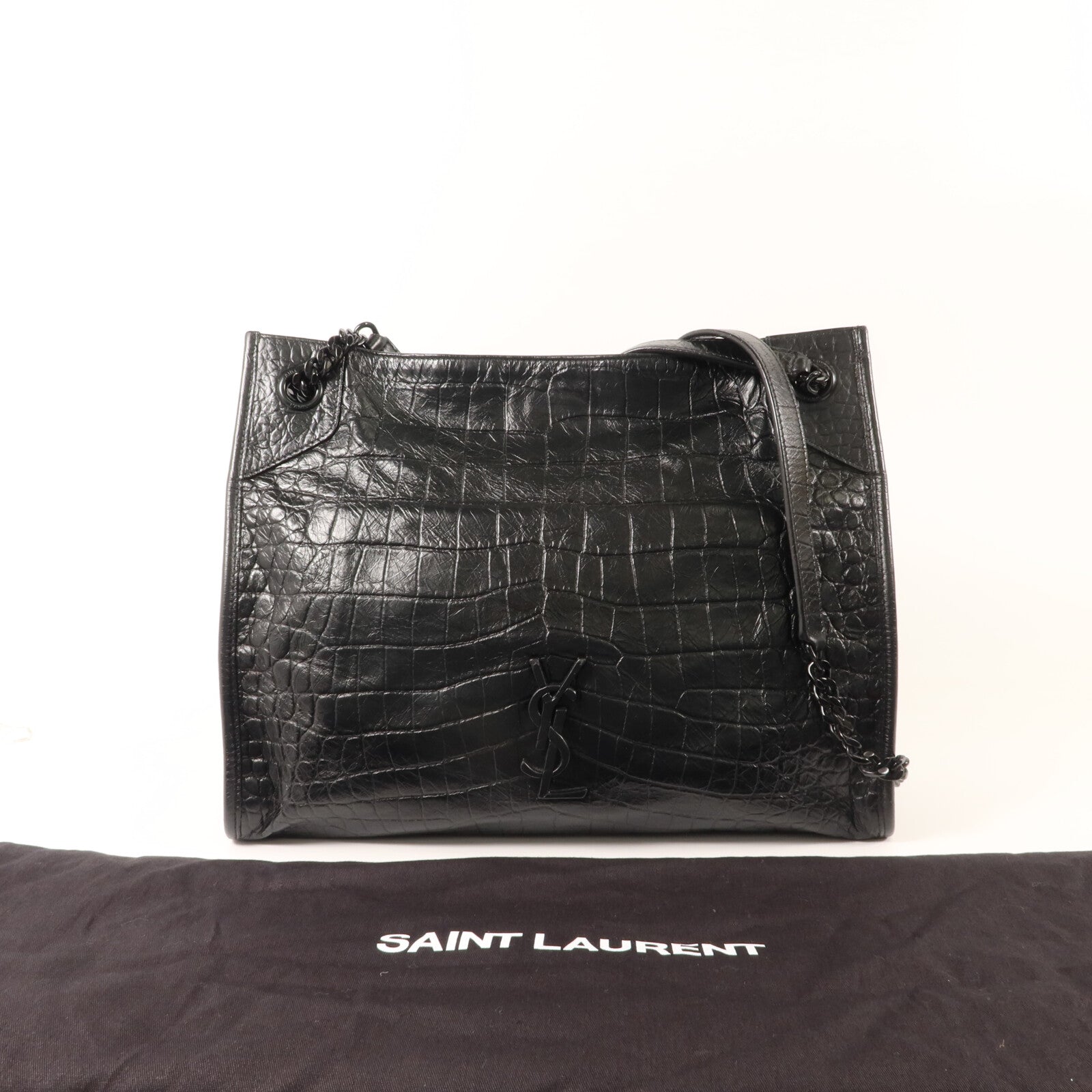 SAINT LAURENT 牛皮皮革Niki Medium Tote肩背袋