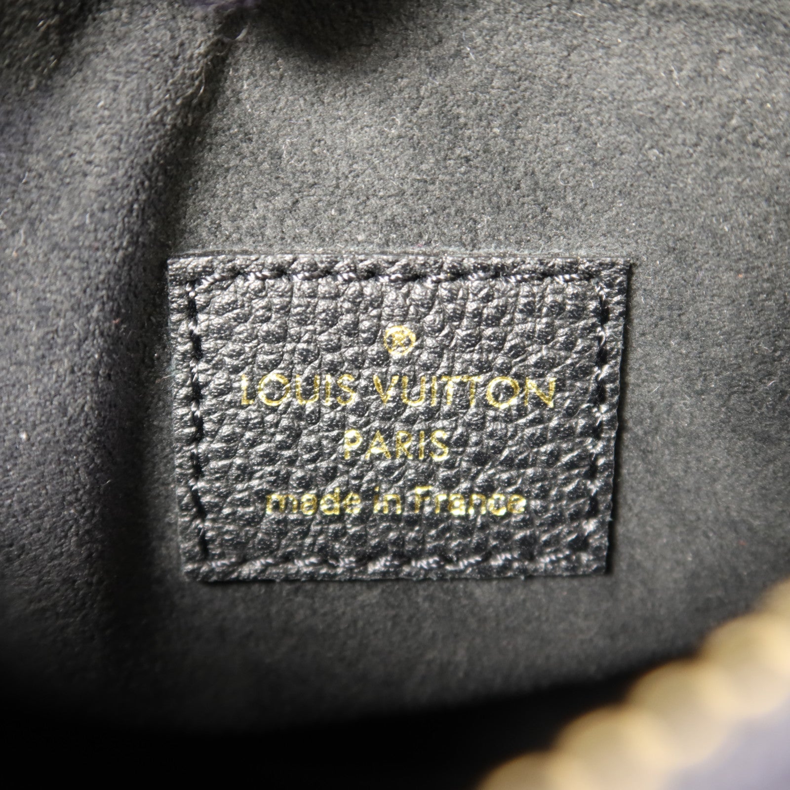 LOUIS VUITTON Monogram Empreinte Nano Speedy金扣手挽肩背兩用袋