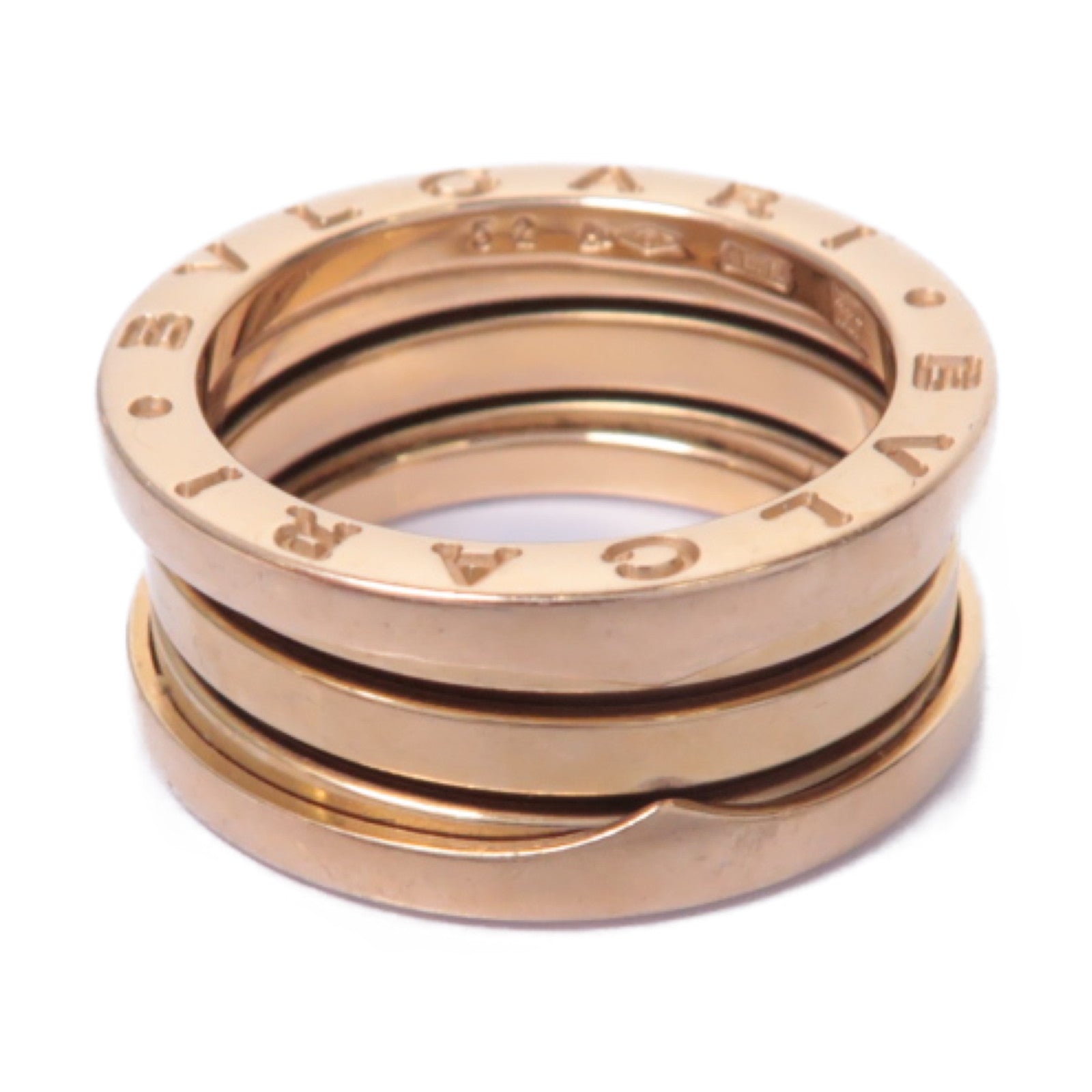 BVLGARI 【激減優惠】18K玫瑰金B.zero1戒指Bvlgari#52/US#6