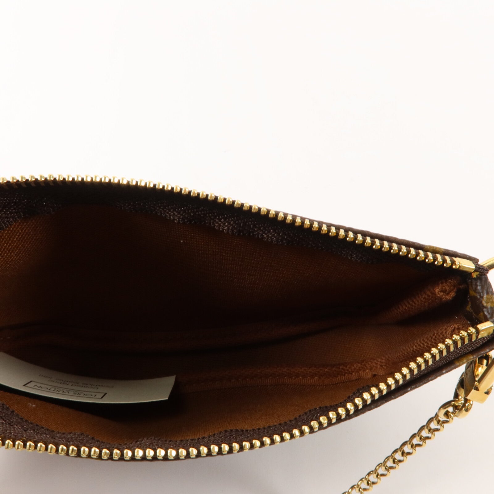 LOUIS VUITTON Monogram Mini Pochette Accessoires金扣手挽袋