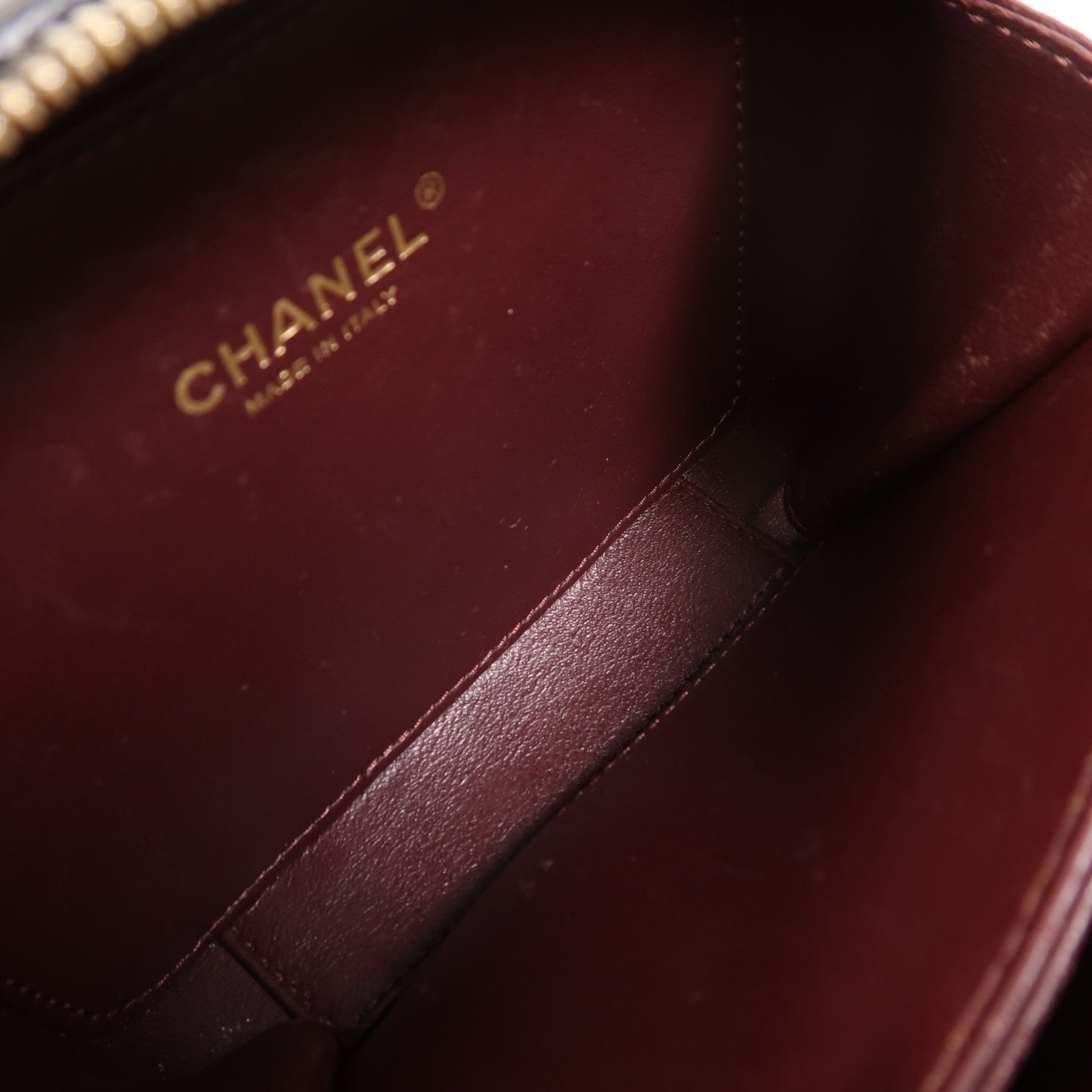 CHANEL 【激減優惠】牛皮皮革Vanity Case金扣手挽肩背兩用袋
