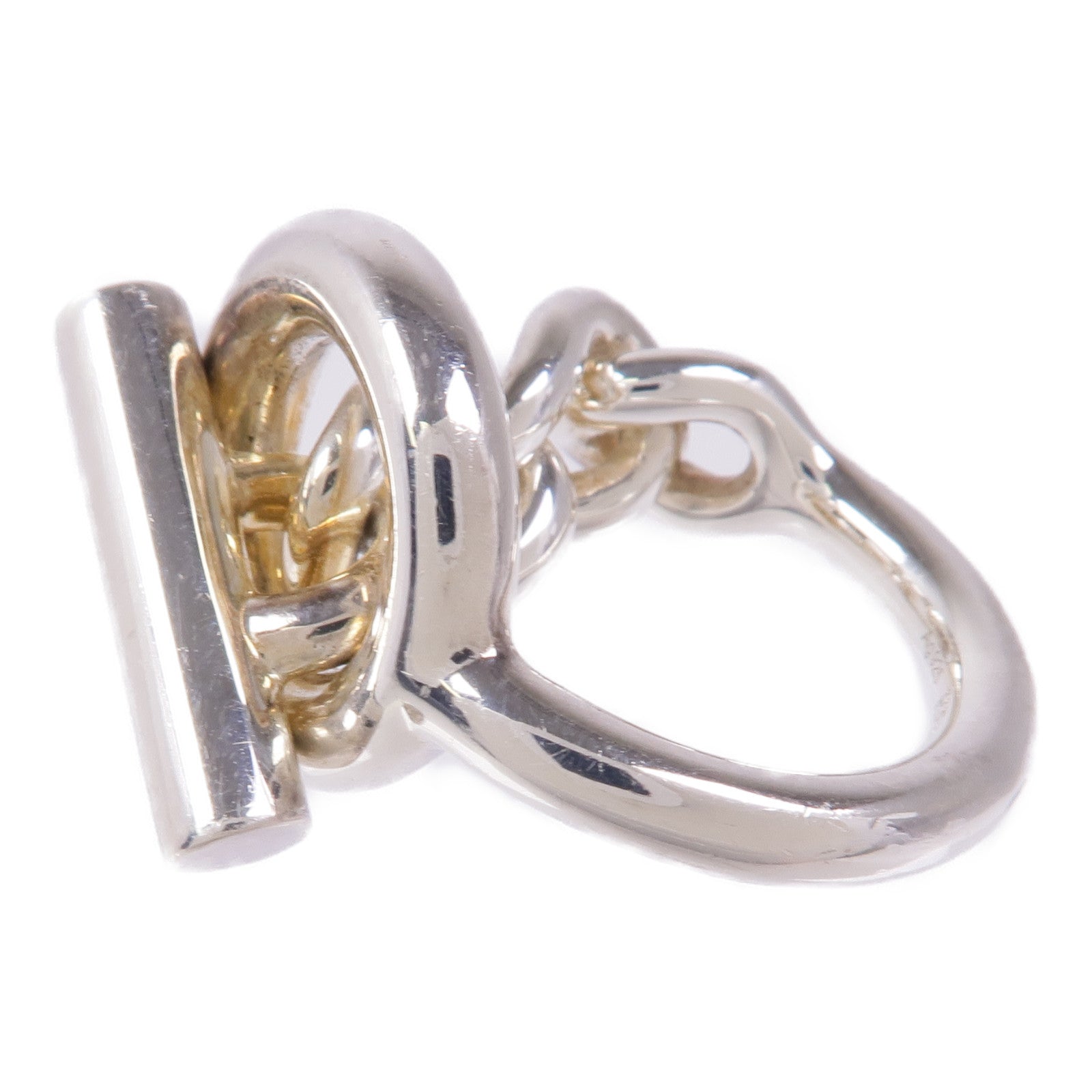 HERMES 925純銀Croisette Ring Large Model戒指Hermes#53/US#6